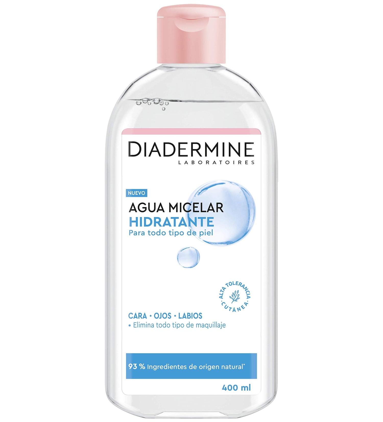 Diadermine Moisturizing Micelle Water 400ml - Aloe Vera Makeup Remover for Clean & Hydrated Skin - Buy Online on GoSupps.com