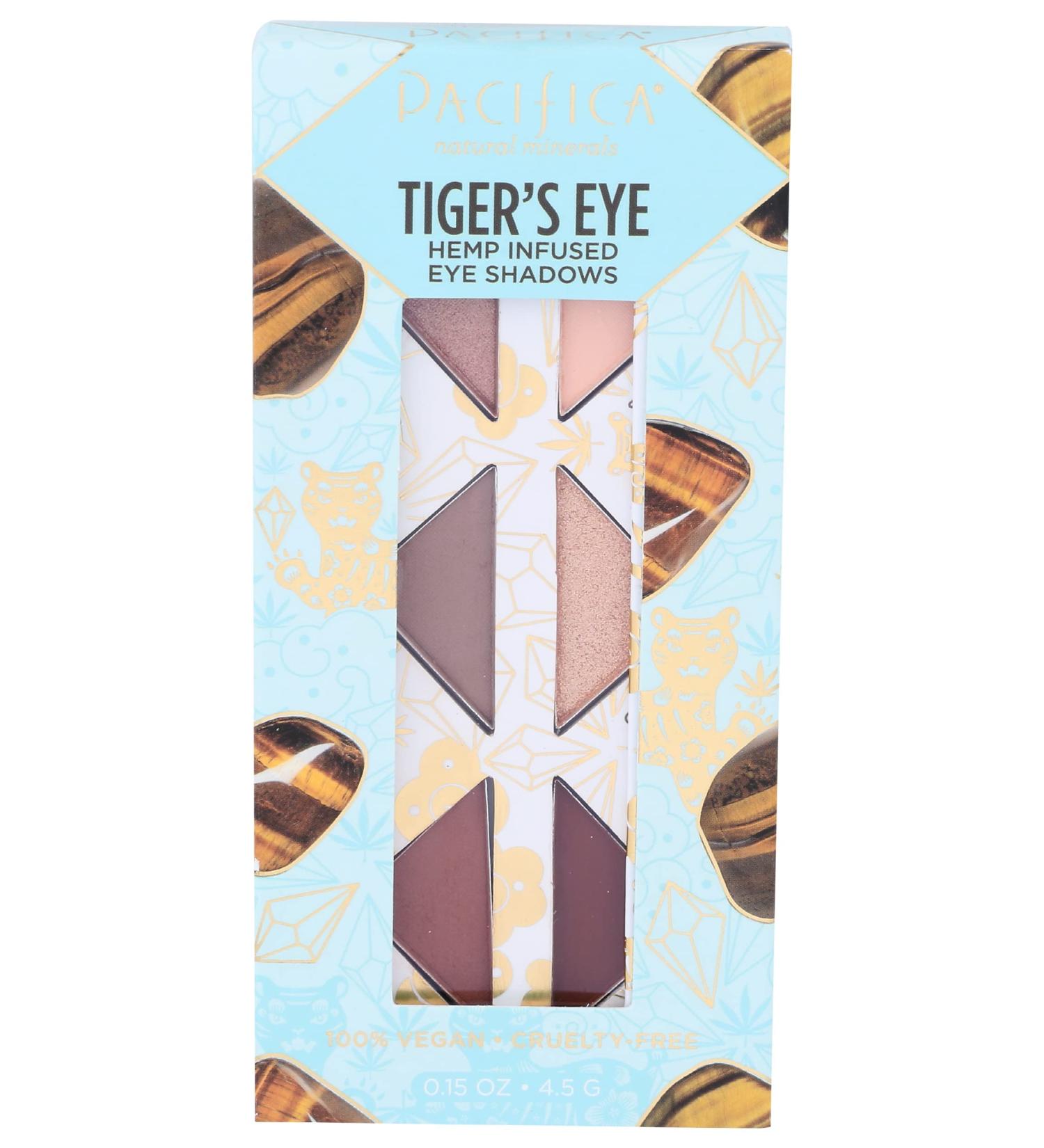 Pacifica Tiger's Eye Palette - 6 Shades, 0.15 oz Powder - Natural Mineral Makeup - Buy Online on GoSupps.com