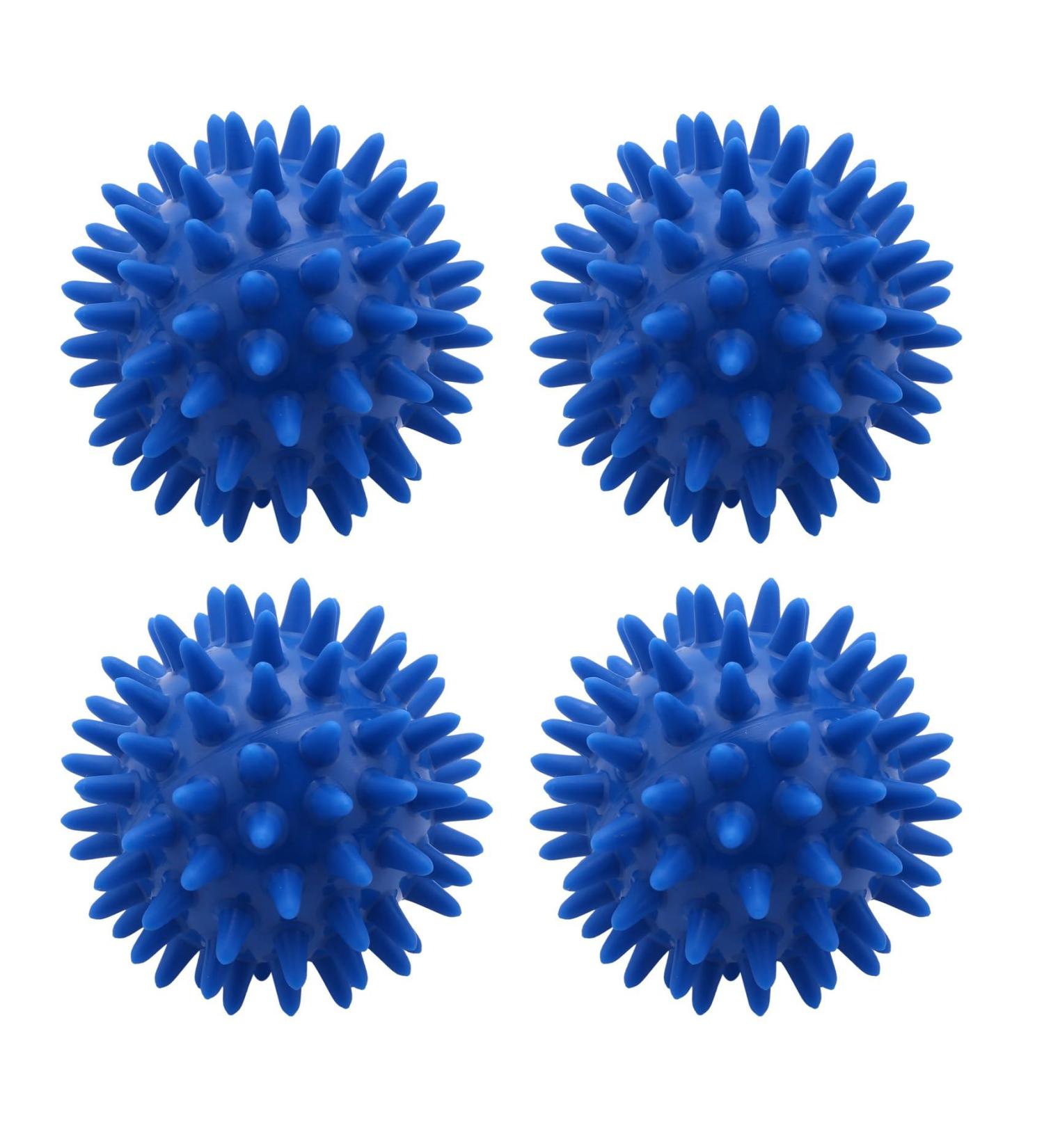 MINIDAHL 4-Piece Hedgehog Knob Massage Balls | 6 cm Therapy Massage Balls for Pain Relief & Relaxation - International Shipping Available - Buy Online on GoSupps.com