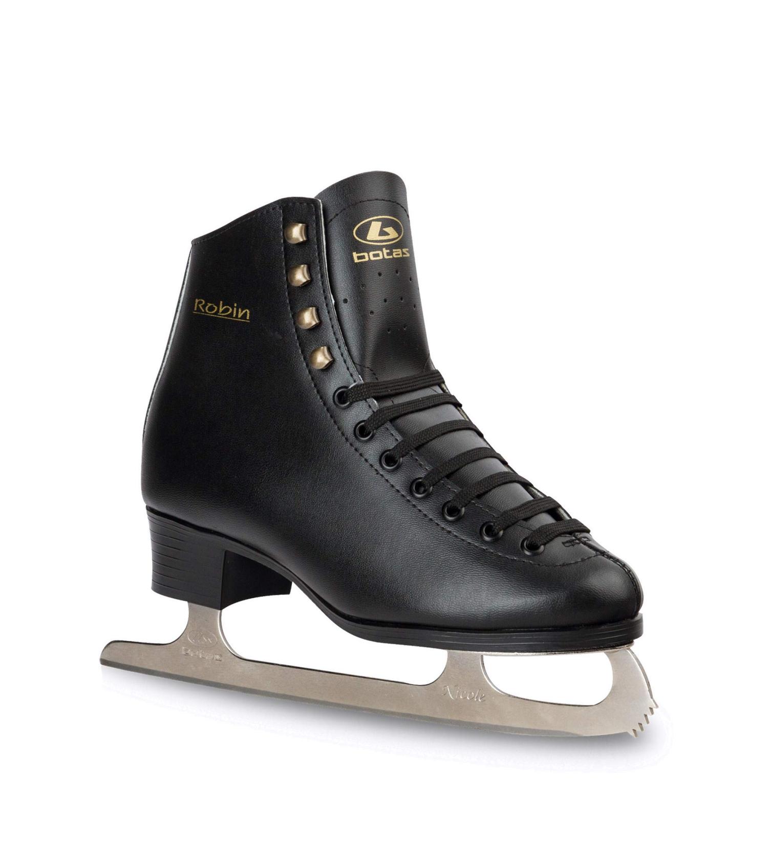 Robin Model Men's Figure Ice Skates - Made in Europe (Czech Republic) - Black Adult Size 10 - Buy Online on GoSupps.com
