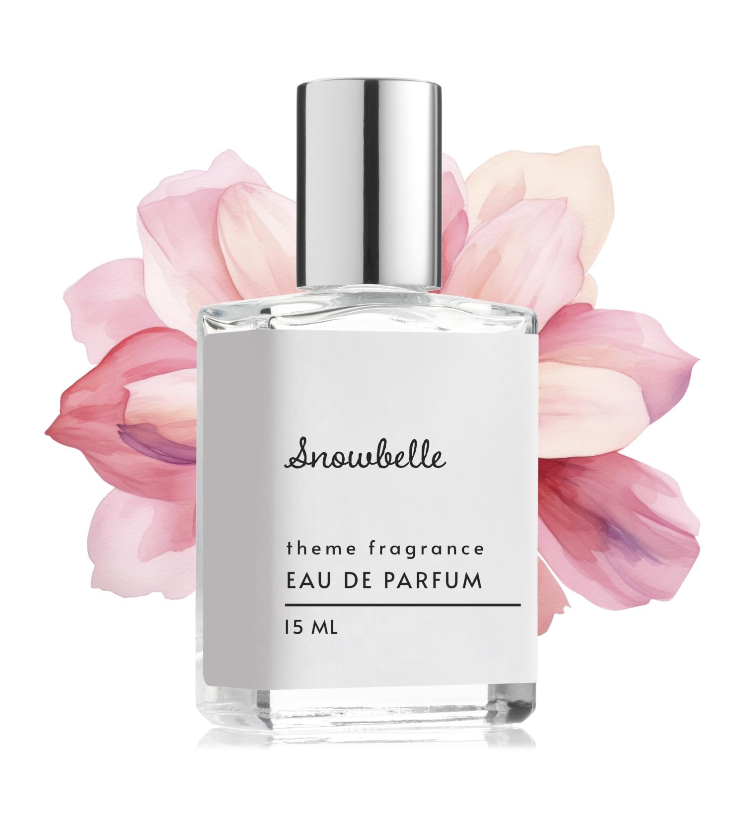 Theme Fragrance Snowbelle Perfume for Women. Sultry and Sweet vanilla fragrance. 15 ml rollerball
