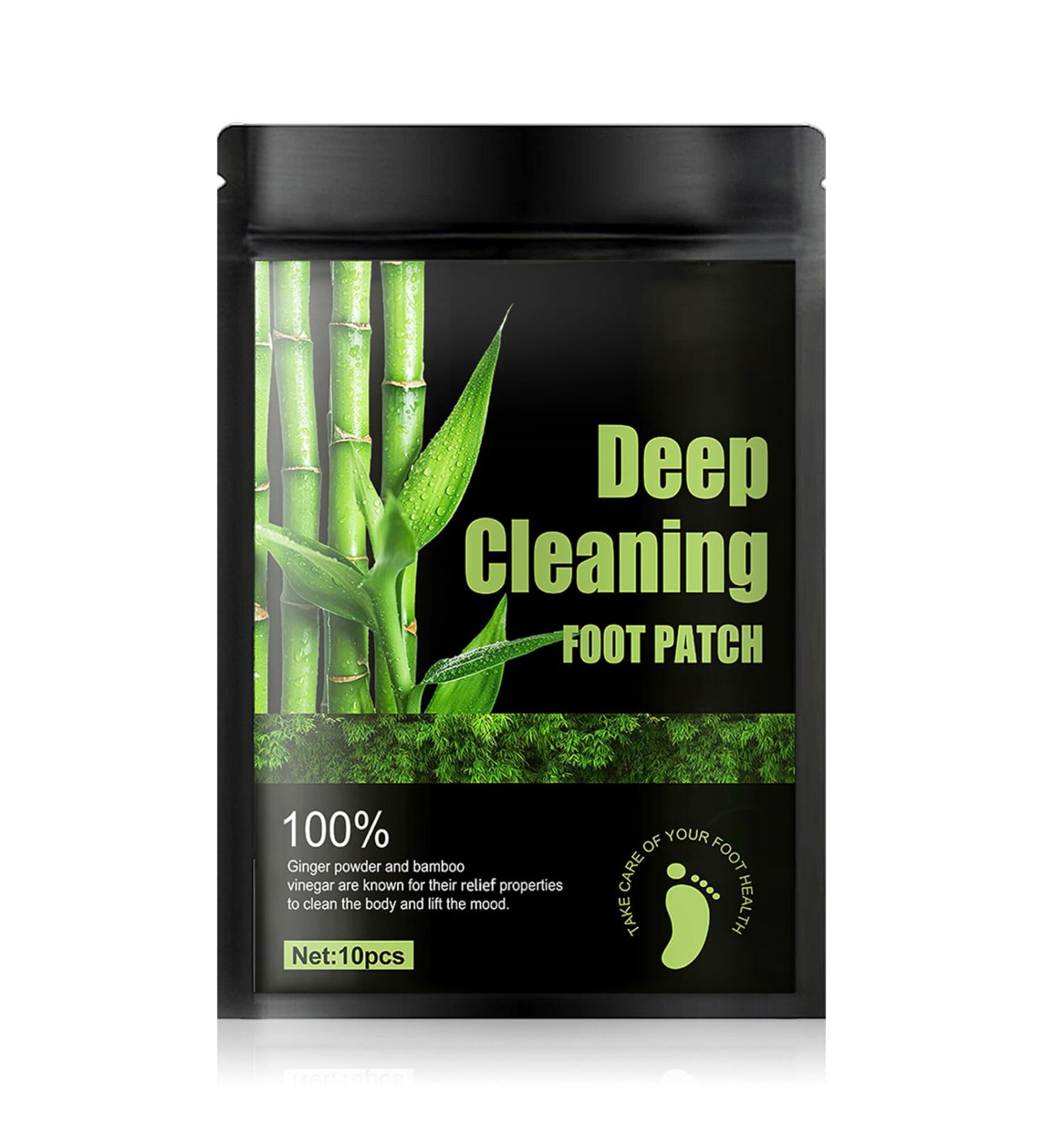 Ginger Bamboo Foot Pads | Natural Deep Cleansing Patches for Better Sleep and Stress Relief (10 PCS) - Buy Online on GoSupps.com