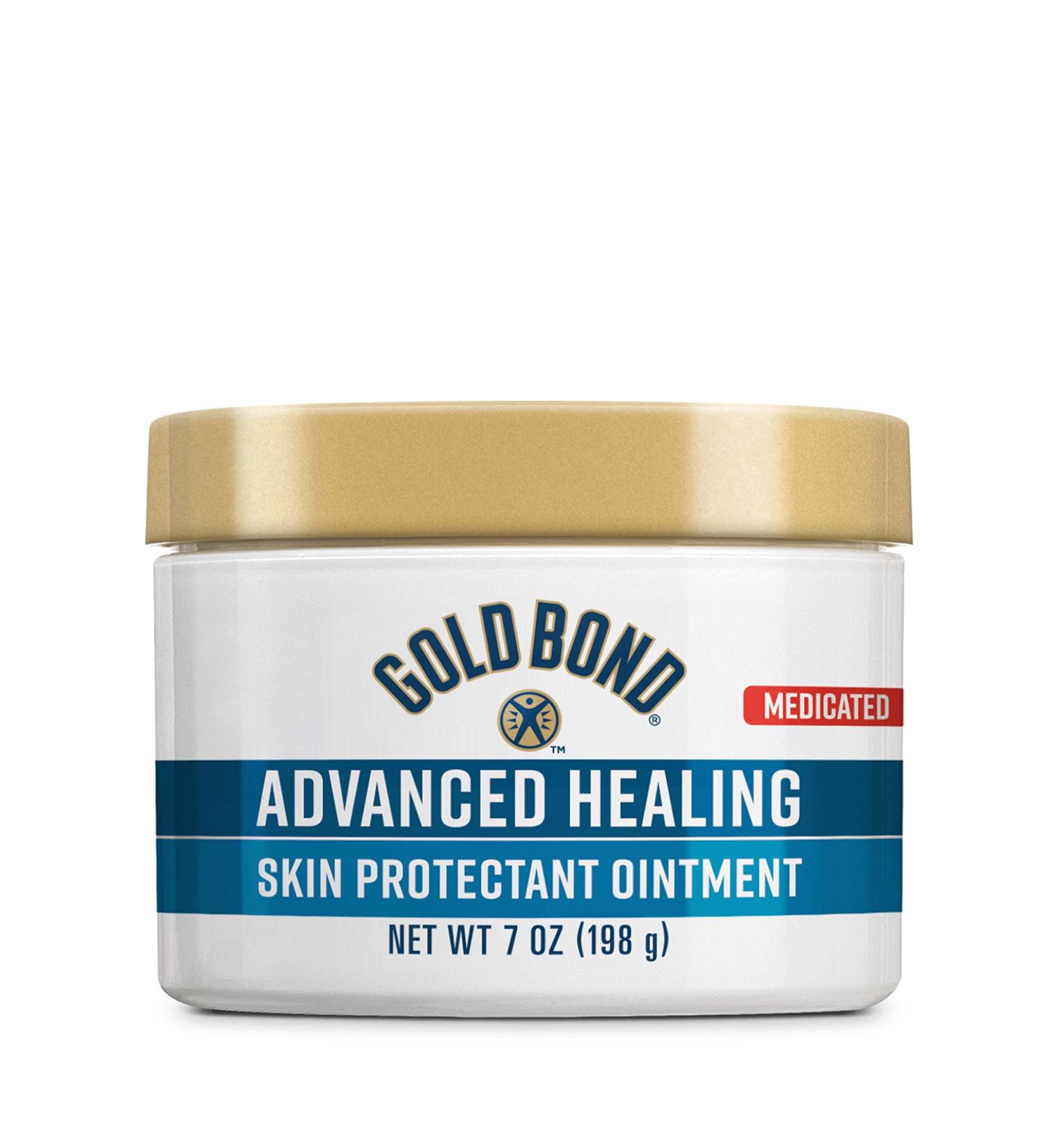 Gold Bond Medicated Advanced Healing Ointment 7 oz - Hydrating and Protecting Dry Cracked Skin - Buy Online on GoSupps.com