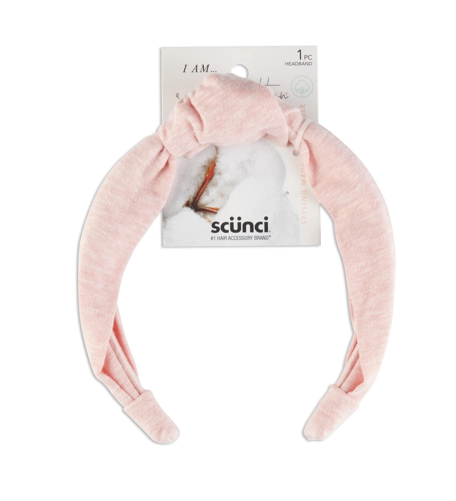 Scunci Recycled Planet Earth-Friendly Soft Knot Headband Pink - 1 Piece - Buy Online on GoSupps.com