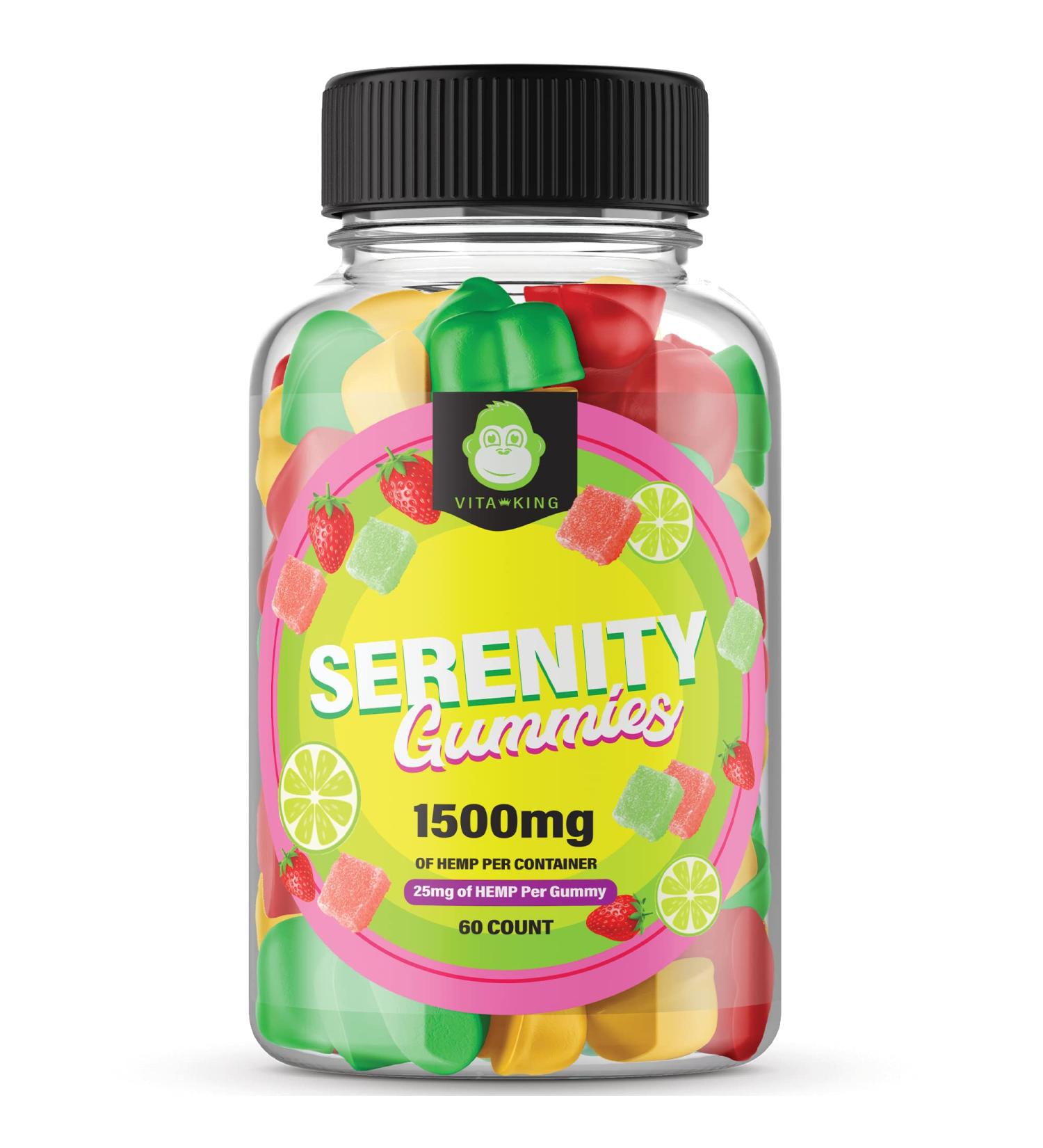 Green Ape Serenity Gummies 1500mg Extra Strength (60 Gummies)