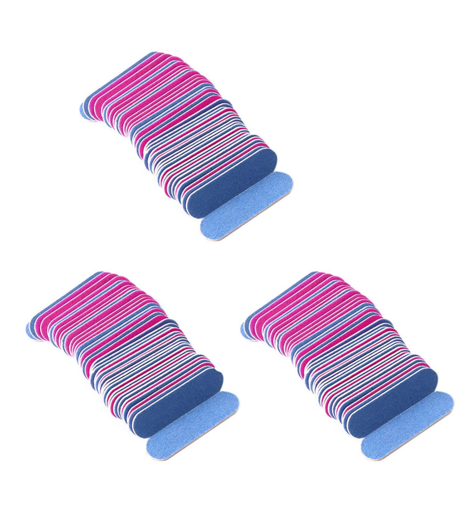 Tyatocepy 300 Pieces Nail Files Double Colour Mini Buffer Sanding 180/240 Disposable Manicure Tools - Buy Online on GoSupps.com