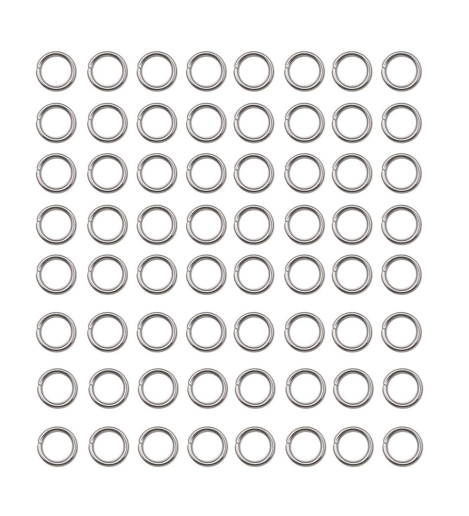 1000 pcs Stainless Steel Split Rings Jump Rings - 6mm for Jewelry Making DIY Crafts - Buy Online on GoSupps.com