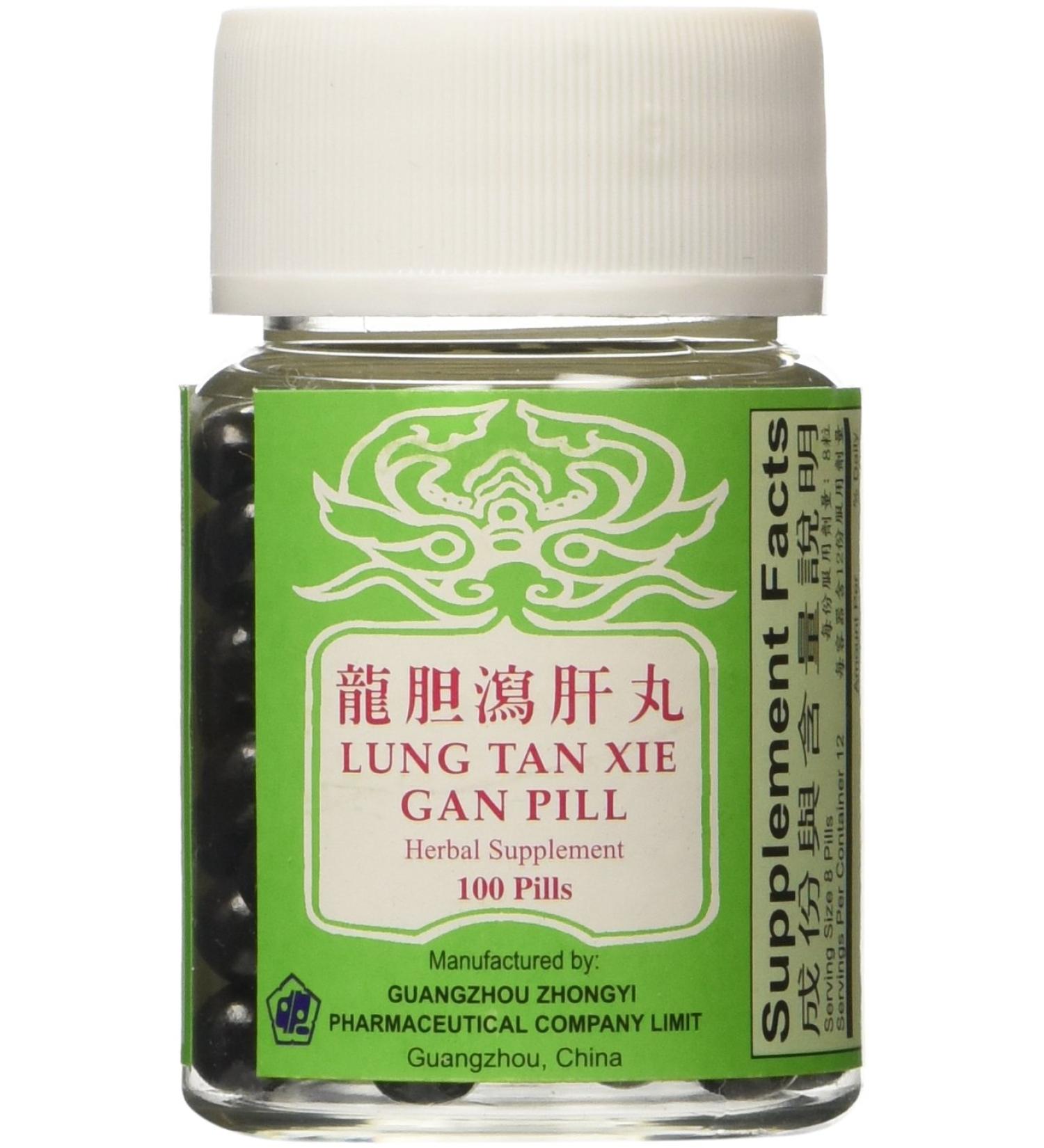 Lung Tan Xie Gan Pill - Herbal Supplement for Bile System | 100 Pills - Buy Online on GoSupps.com