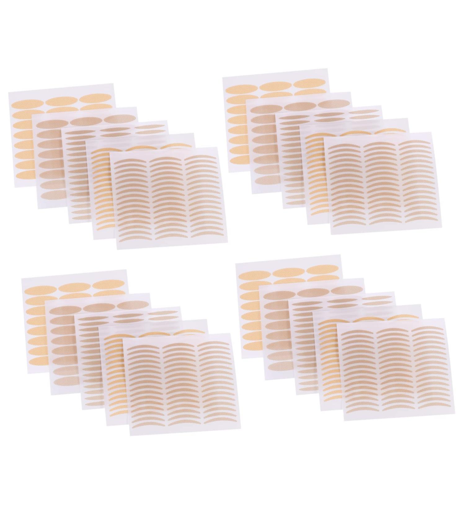 Beavorty 50 Sheet Lace Double Eyelid Sticker Decal Invisible Tape Makeup Stickers Double Eyelid Stickers Fiber Eyelid Lift Strip Hooded Eyelid Tape Eye Makeup Supplies Double Eyelid Tape - Buy Online on GoSupps.com
