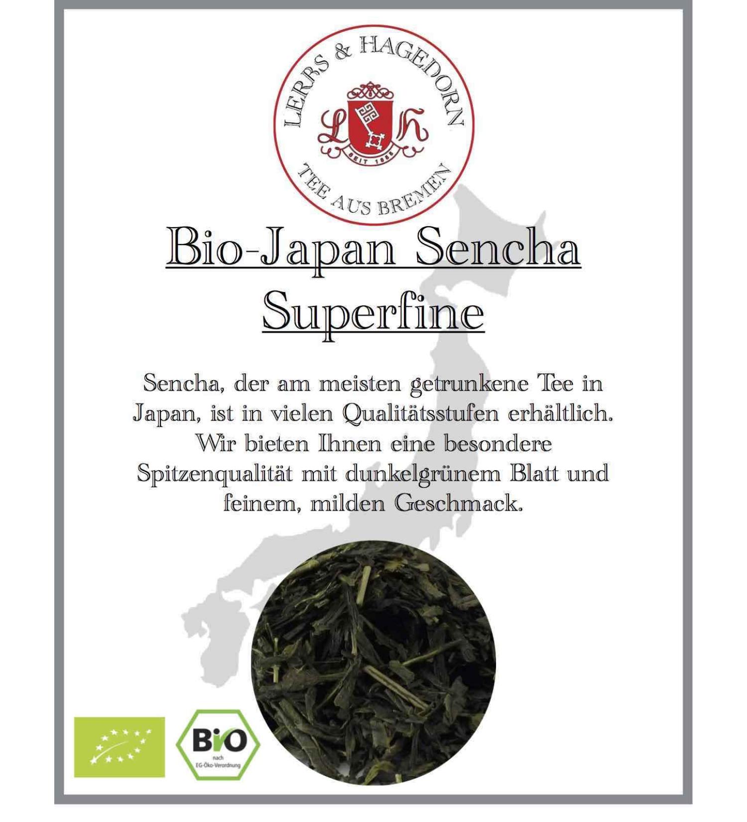  Lerbs & Hagedorn Black-Line Japan Sencha Organic 250 g - Buy Online on GoSupps.com