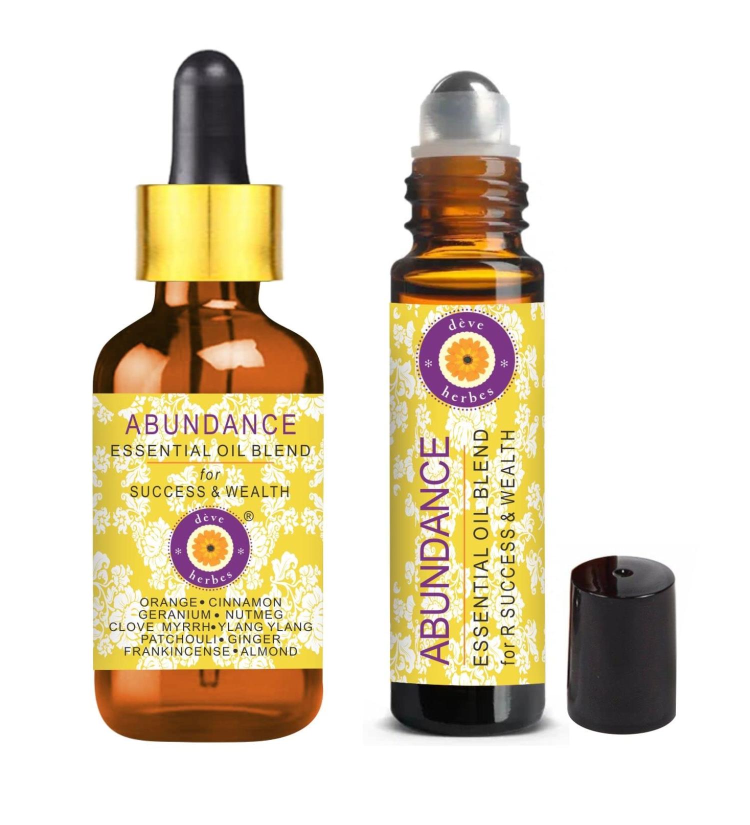 DEVE Herbes Abundance Essential Oil for Success & Wealth 10ml - Boost Prosperity & Fulfillment - Buy Online on GoSupps.com