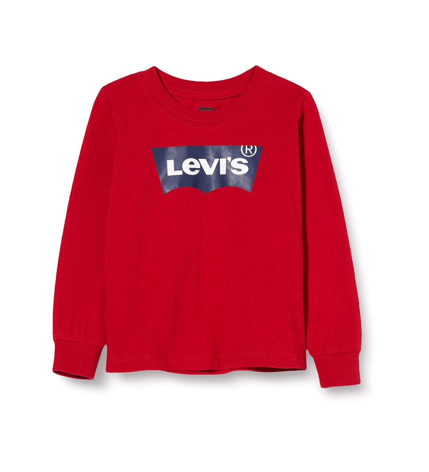 Levi's Kids Baby Boys 6M Red Long Sleeve Batwing Tee - Buy Online on GoSupps.com