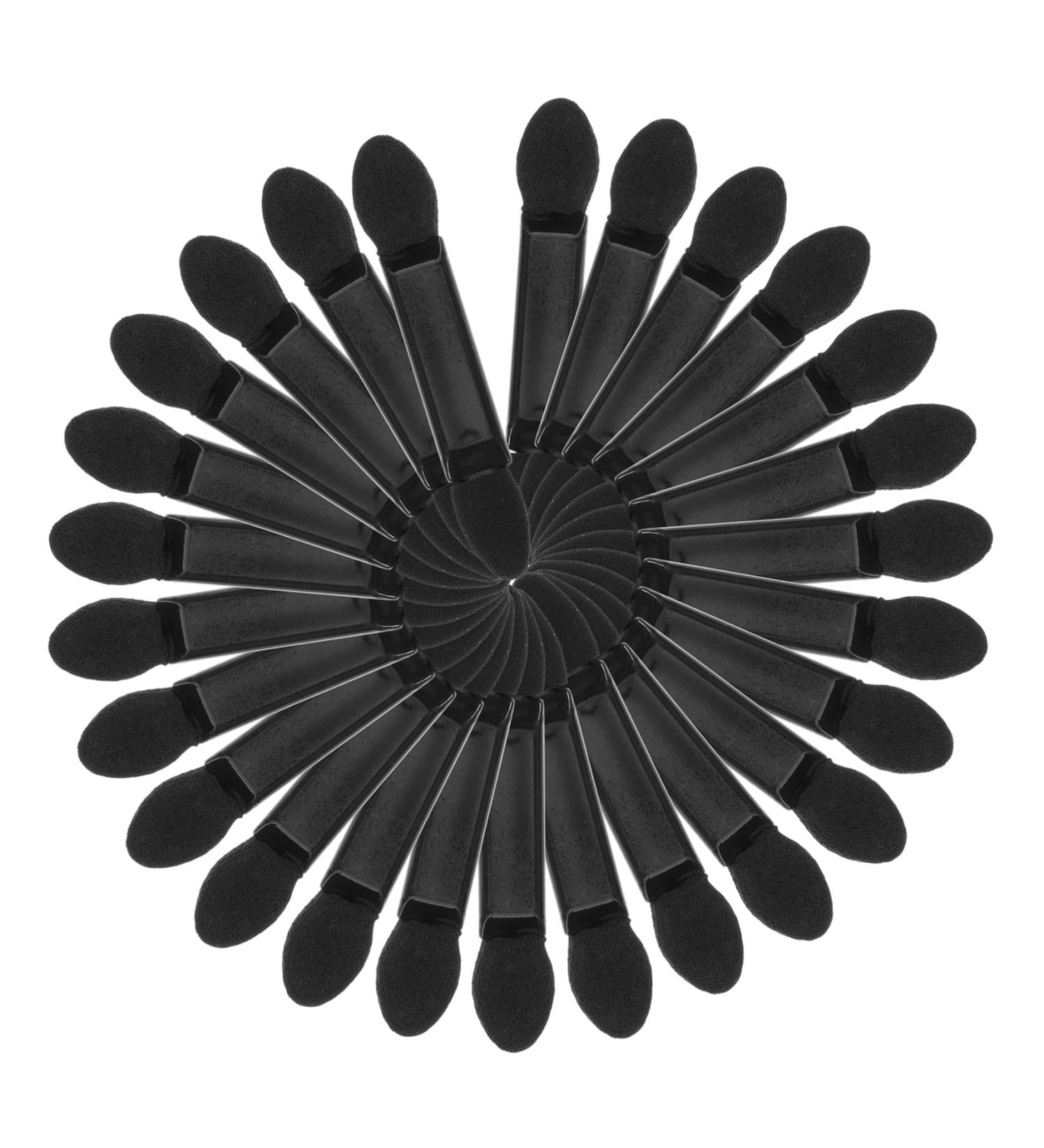 LALAFINA 100pcs Makeup Brush Eye Shadow Eyeshadow Brush Kit Eye Shadow Brush Miss Disposable Size 1 Black - Buy Online on GoSupps.com