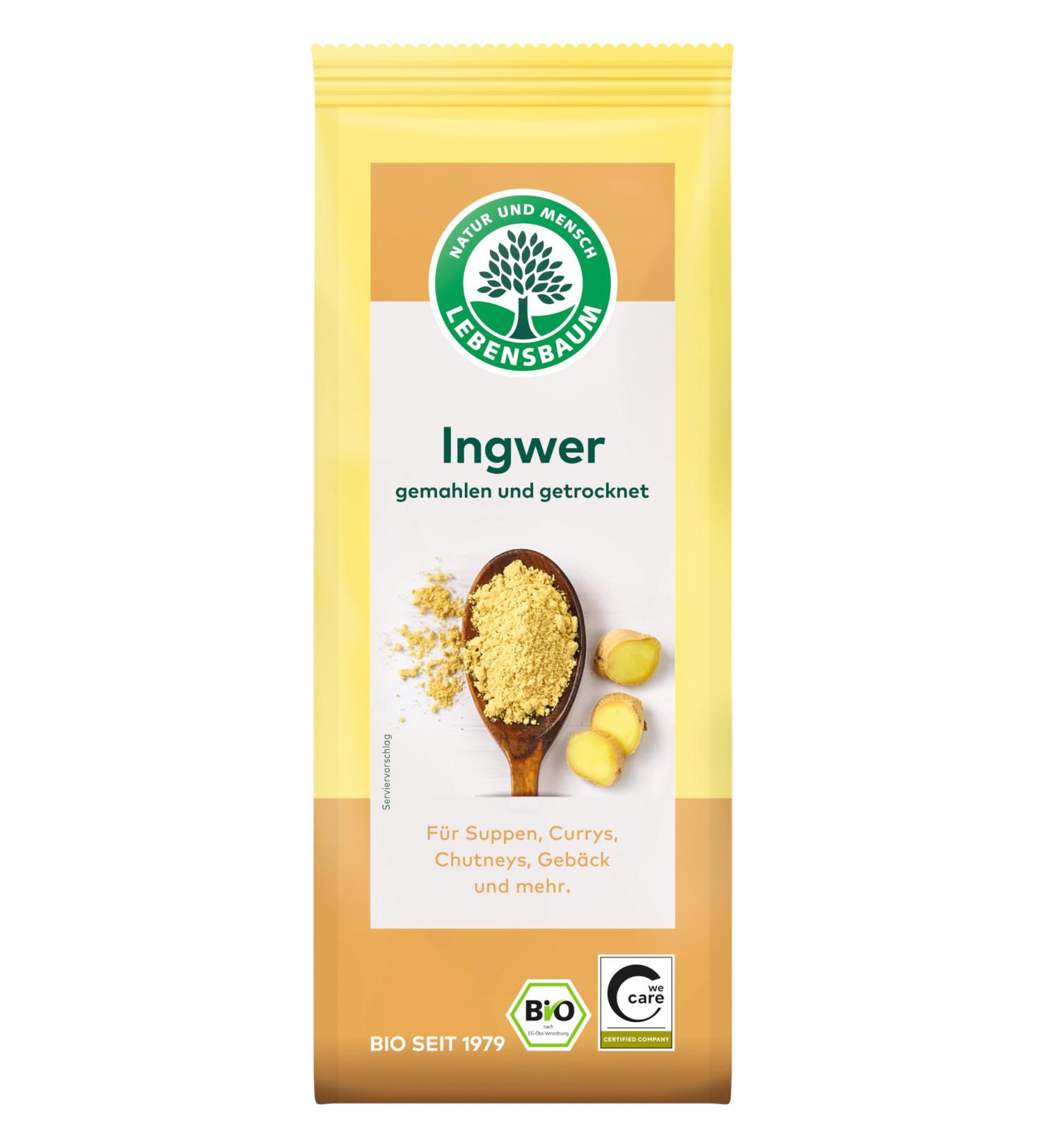  Lebensbaum LEBENSBAUM Organic Ground Ginger 40 g - Buy Online on GoSupps.com