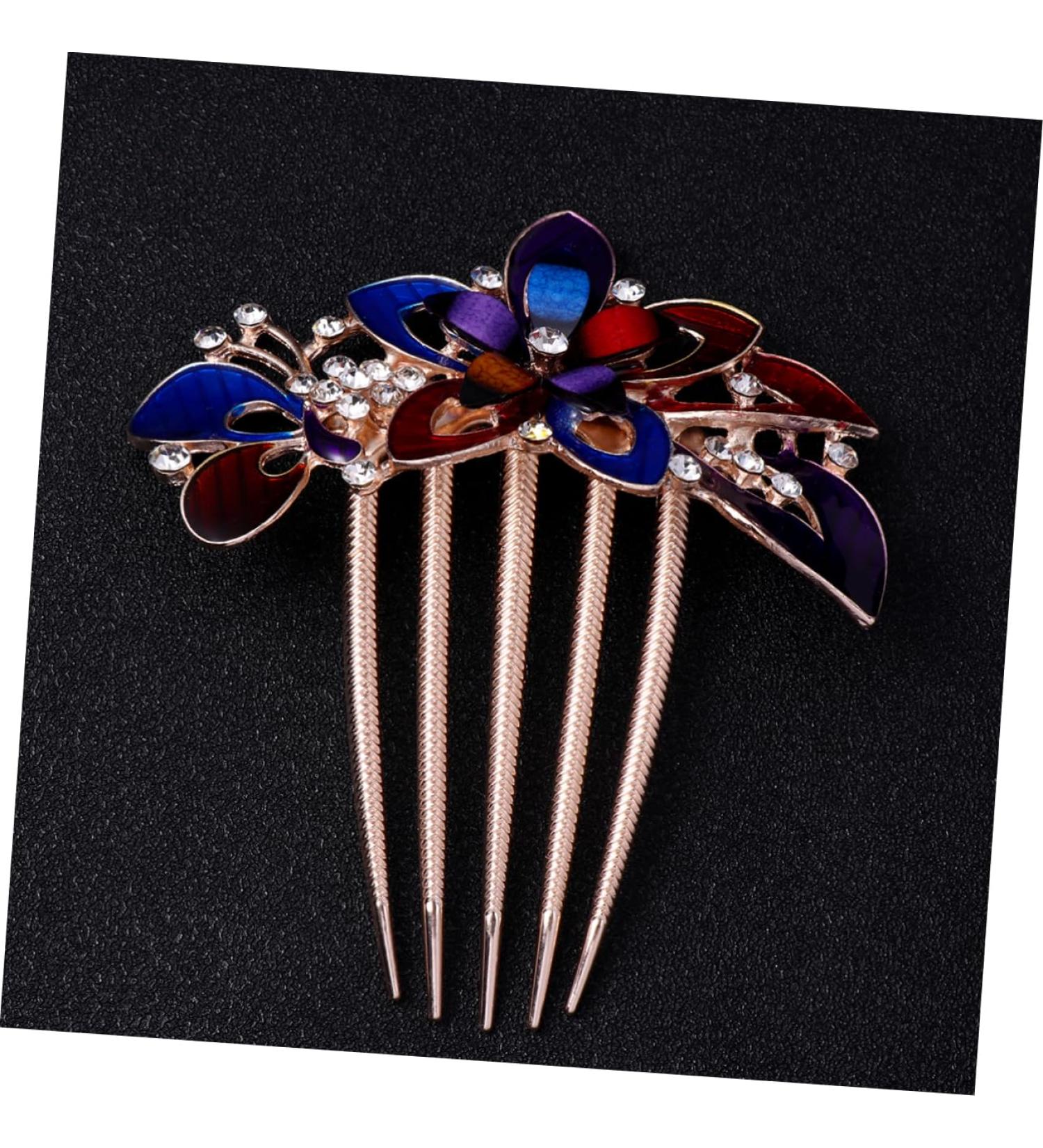 MAGICLULU Bride Hair Comb Tiara Hair Barrettes Hair Clip Crystal Bride Clip Prom Hair Accessories Decorative Hair Combs Costume Accessories Hair Ornament Fashion Headwear Pearl Miss Clothing - Buy Online on GoSupps.com