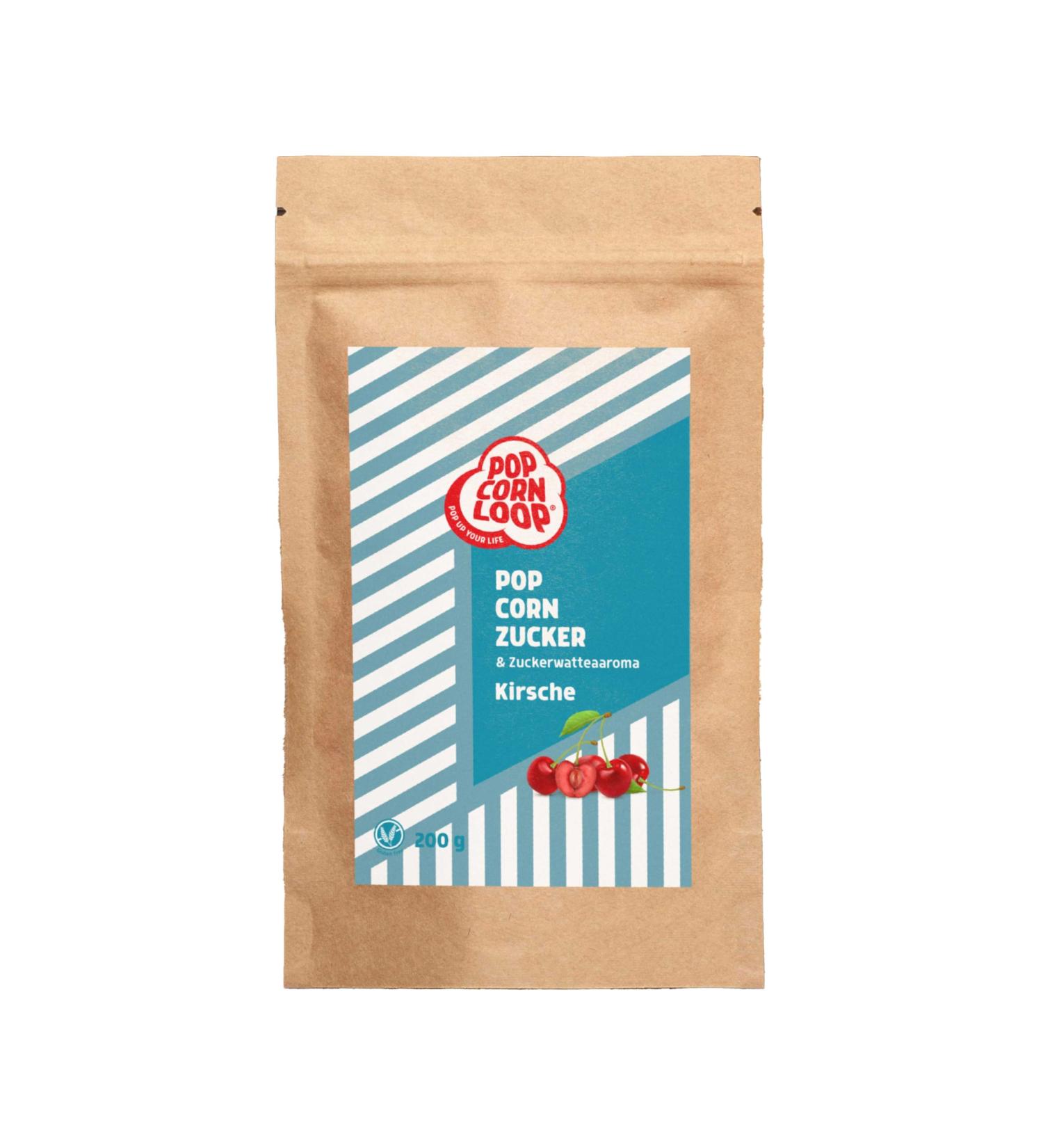 Buy Cherry Popcorn & Candy Floss Sugar 200g | International Shipping Available - Buy Online on GoSupps.com