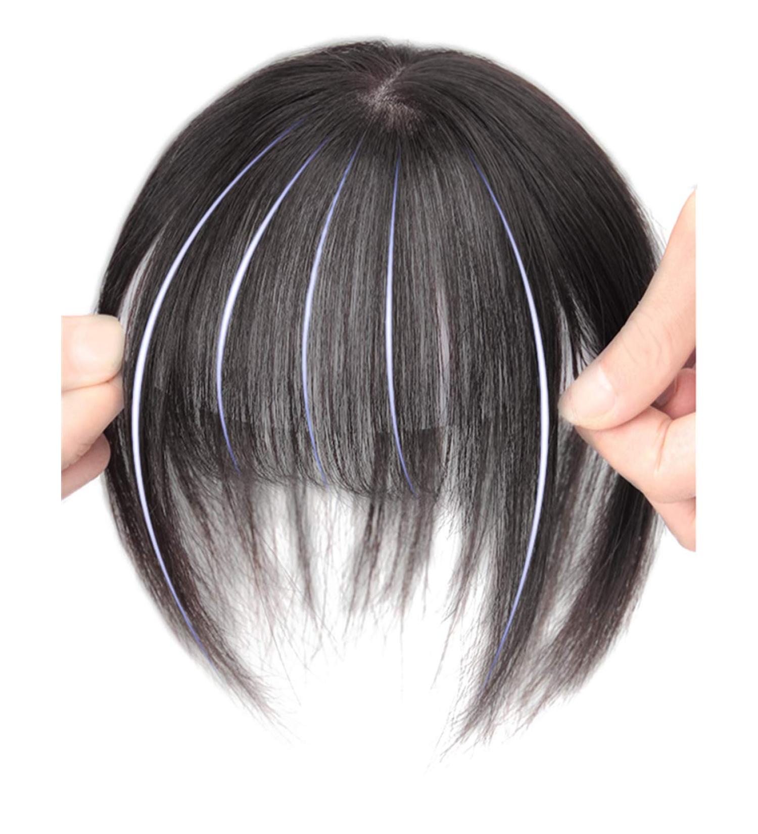Buy Susanki Remy Human Hair Extensions with 8 Bangs - Black | Premium Quality International Shipping - Buy Online on GoSupps.com