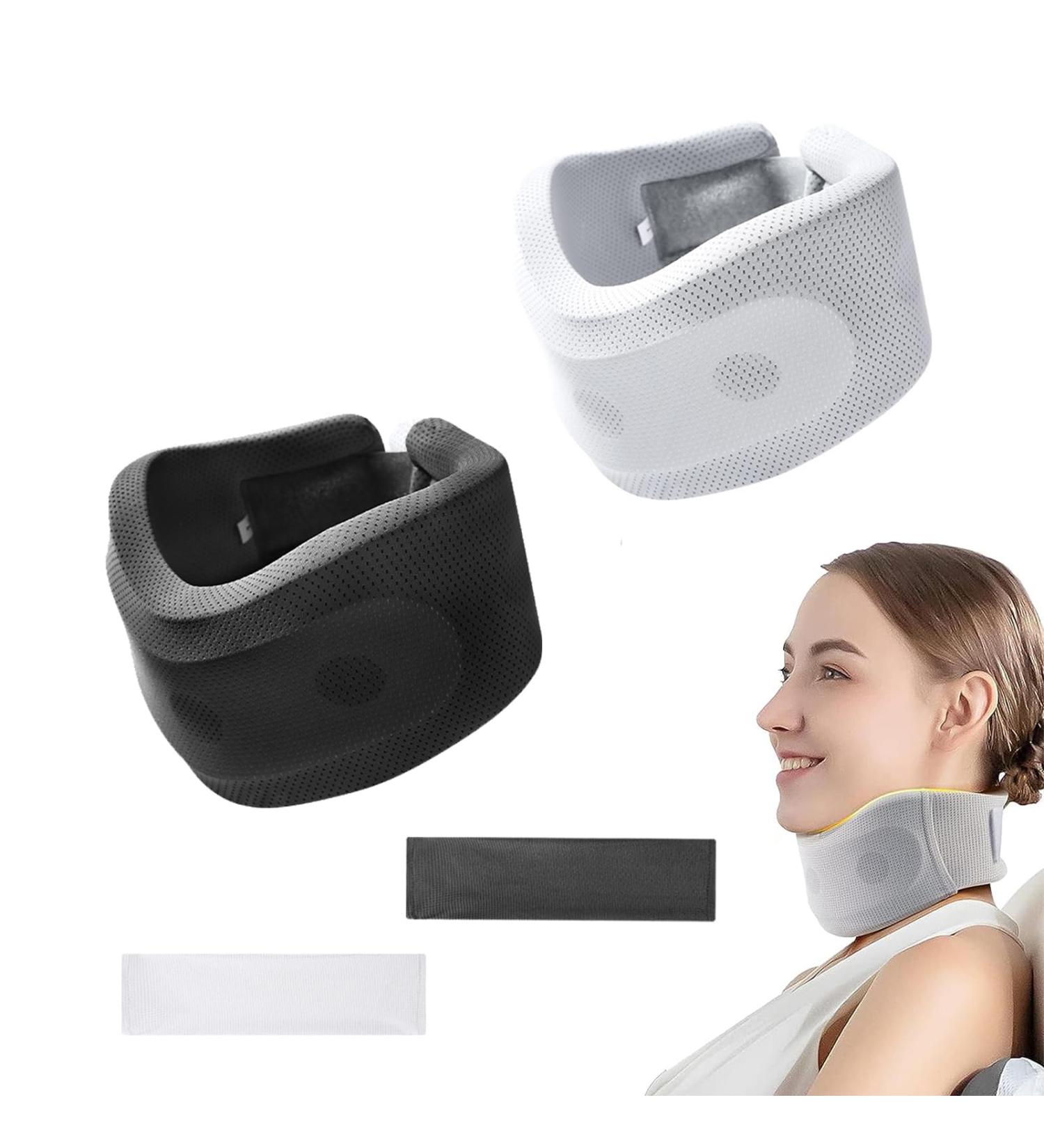 Yodaoli Neck Brace for Pain Relief | Ice Silk Support & Traction Device for Women - Gray & Black (L) - Buy Online on GoSupps.com