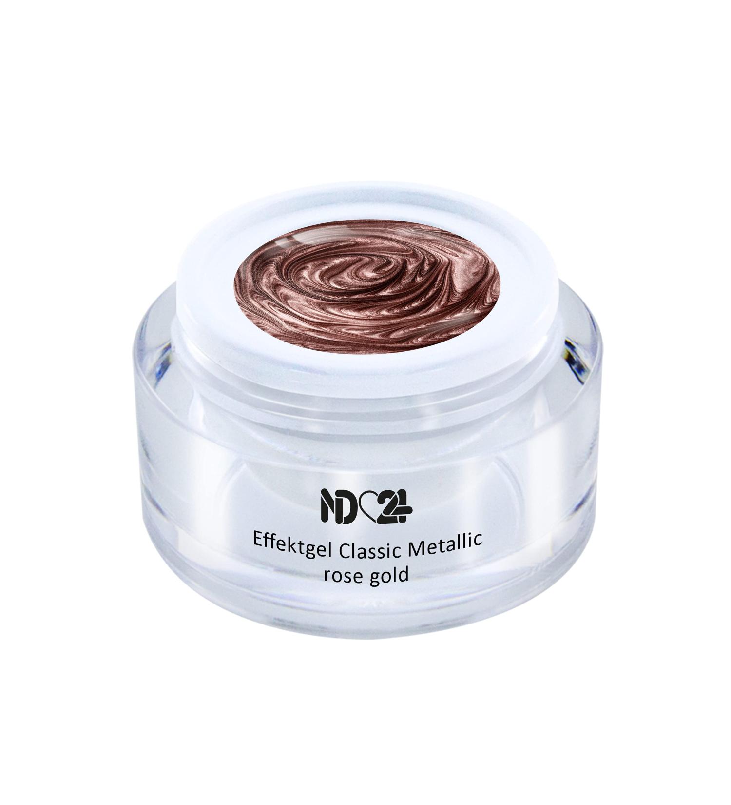Buy UV LED Effect Gel Classic Metallic Rose Gold - Studio Quality 5ml - Made in Germany - Best for Nail Art - Buy Online on GoSupps.com