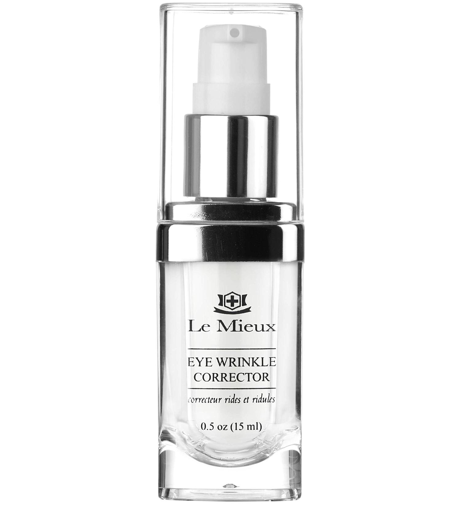 Le Mieux Eye Wrinkle Corrector Cream - Hyaluronic Acid Moisturizer with 7 Peptides & Amino Acids - Under Eye Corrector (0.5 oz) - Buy Online on GoSupps.com