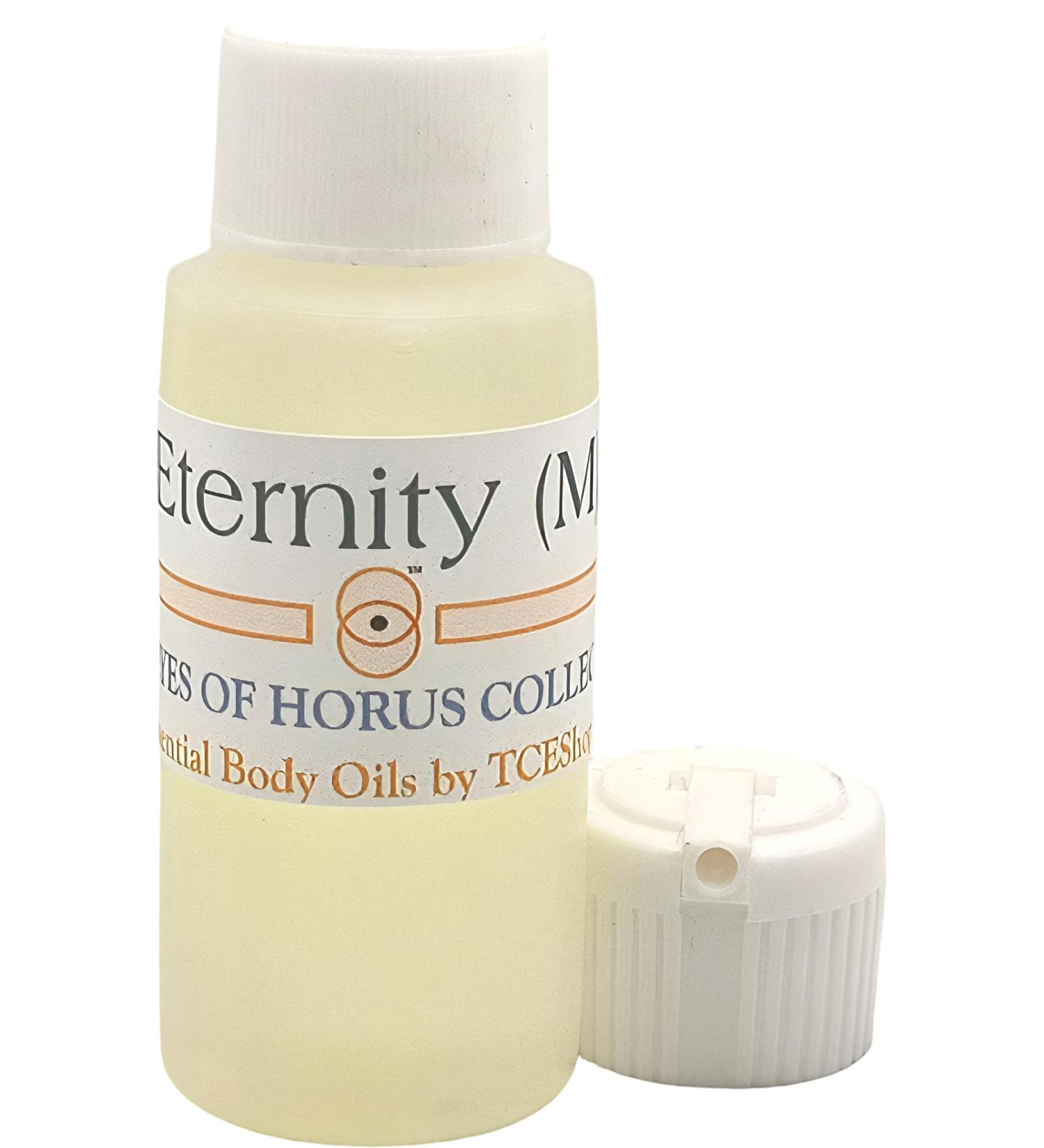 Eternity - Type For Men Scented Body Oil Fragrance Flip Cap - Light Gold - 1 oz. - ID#22798 1 Fl Oz (Pack of 1)