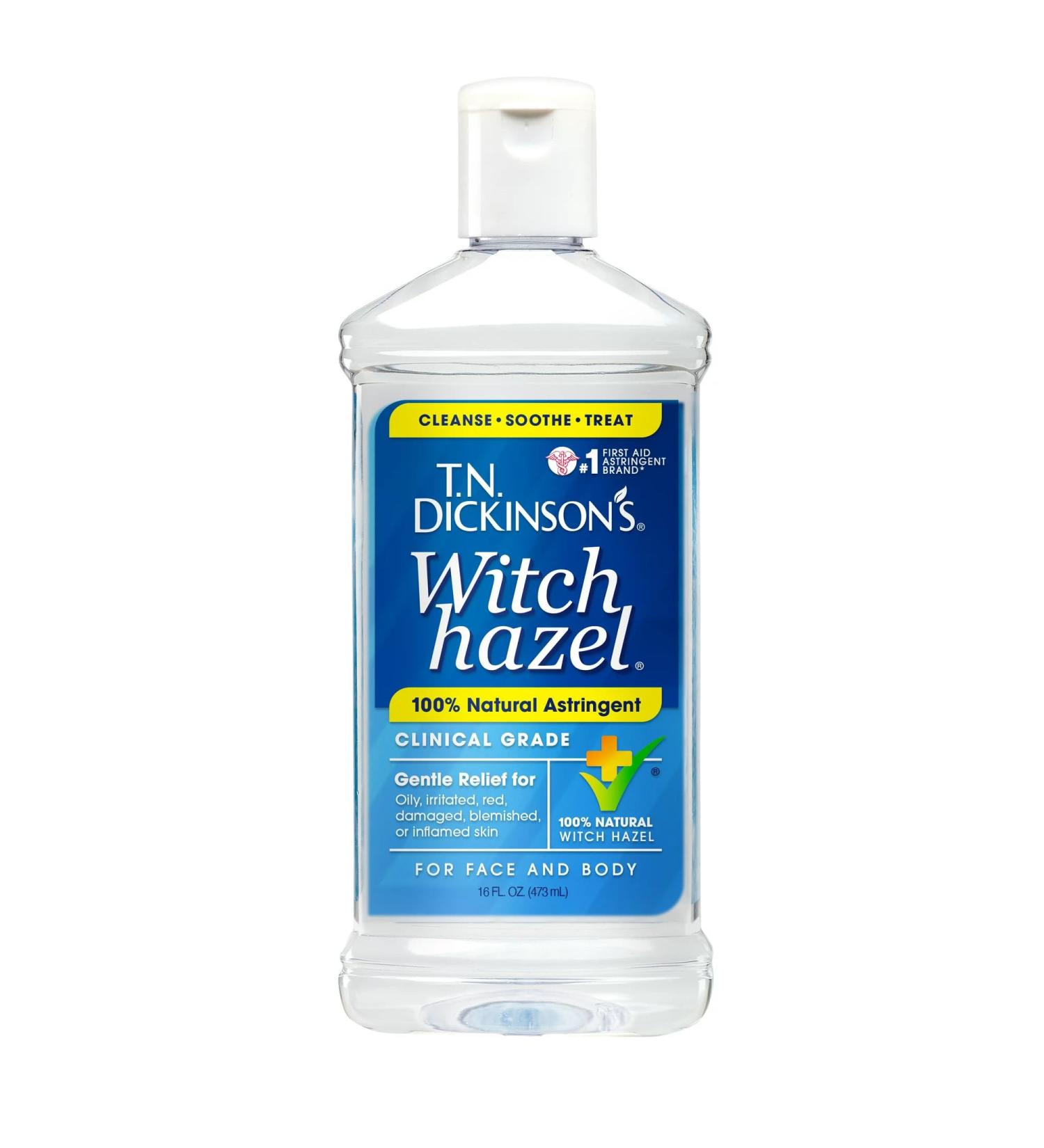 Buy TN Dickinson's Witch Hazel Natural Astringent 16 oz - Best Astringent for Skin Care | Fast International Shipping - Buy Online on GoSupps.com
