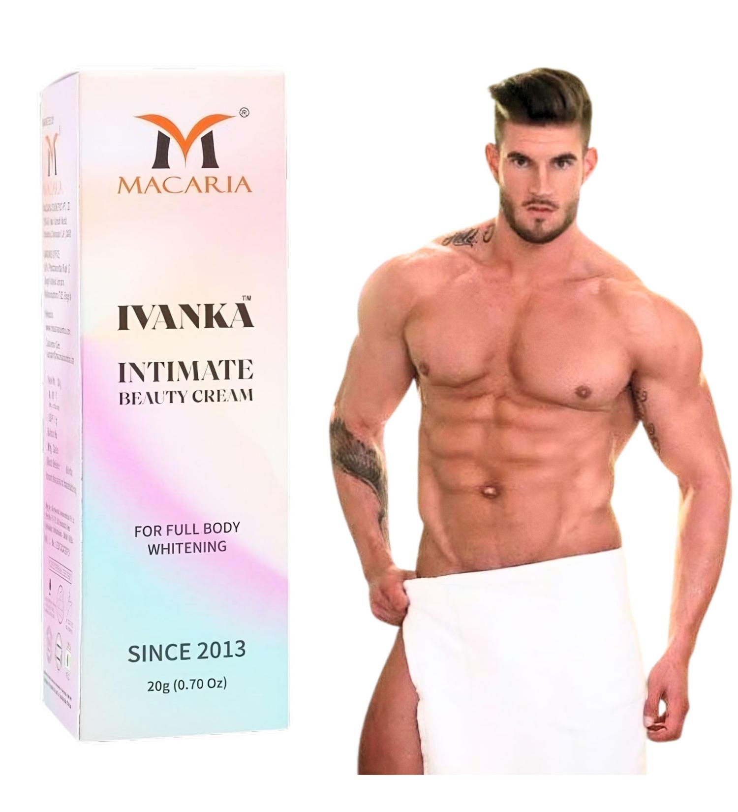 Macaria Cosmetics Ivanka Intimate Beauty skin whitening body Night cream for men by Korean technology - Buy Online on GoSupps.com