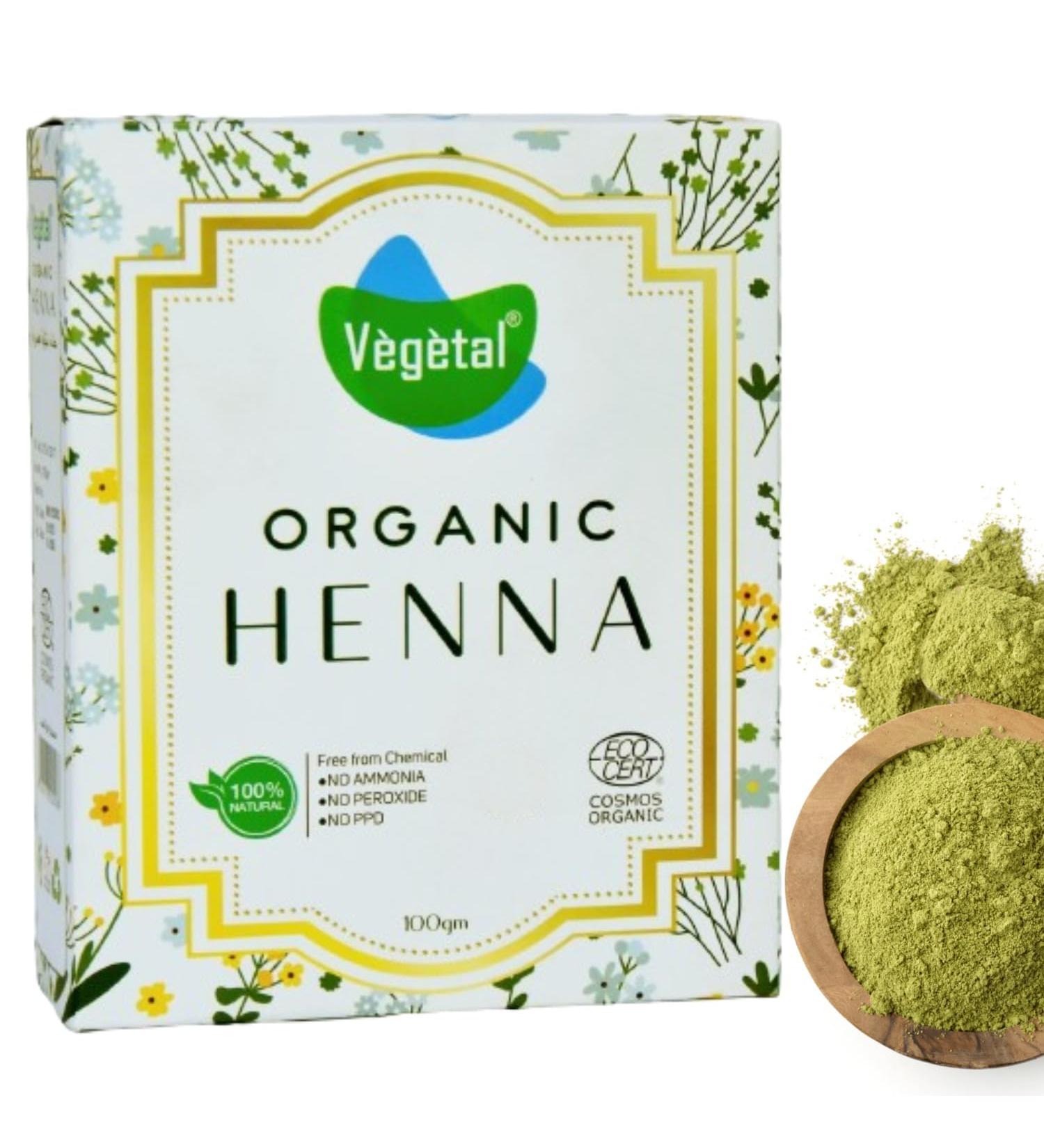 Organic Vegetable Henna Powder - 100g | Natural Hair Dye | Shop Internationally - Buy Online on GoSupps.com