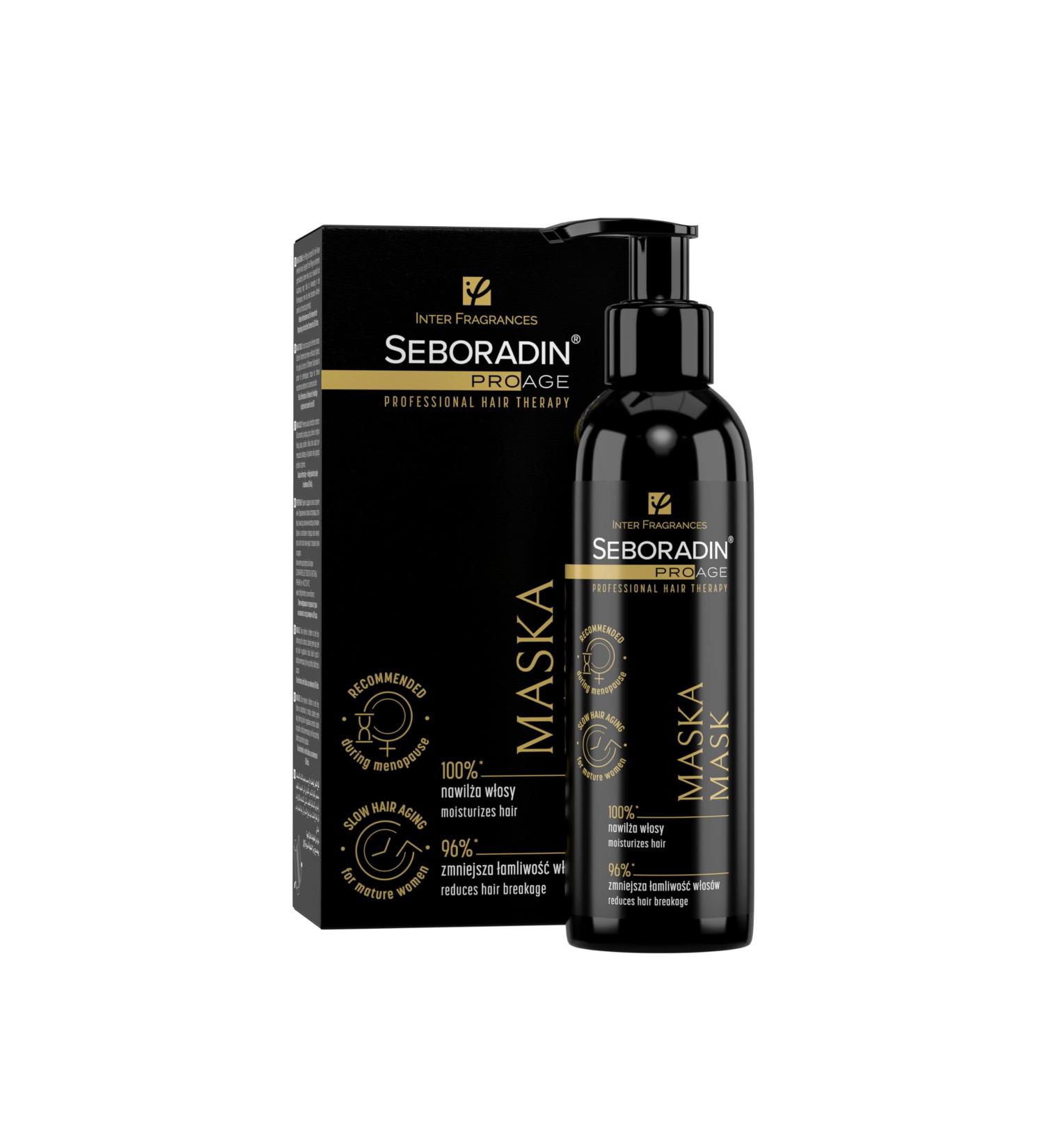  SEBORADIN SEBORADIN Hair Mask - Treatment for Mature and Weakened Hair - for Women - Anti-Aging Hair Therapy 200 ml - Buy Online on GoSupps.com