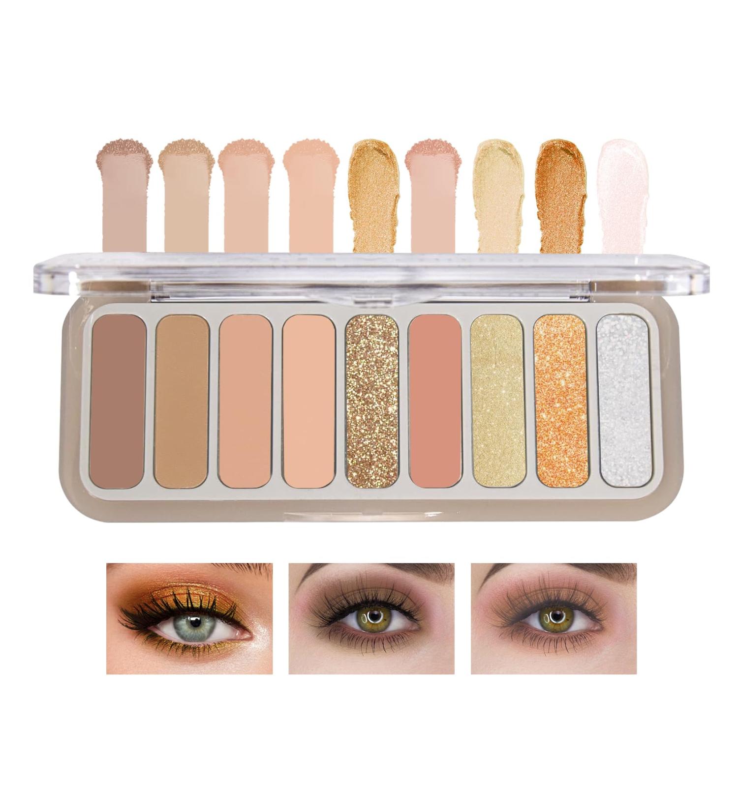 9 Colors Eyeshadow Palette Matte Nude Eye Makeup Palette Ultra-Blendable Long Lasting High Pigmented Waterproof Nudes Neutral Smooth Eye Shadow Palette for Women Natural Charming Looking #01 9 Colors #01 - Buy Online on GoSupps.com
