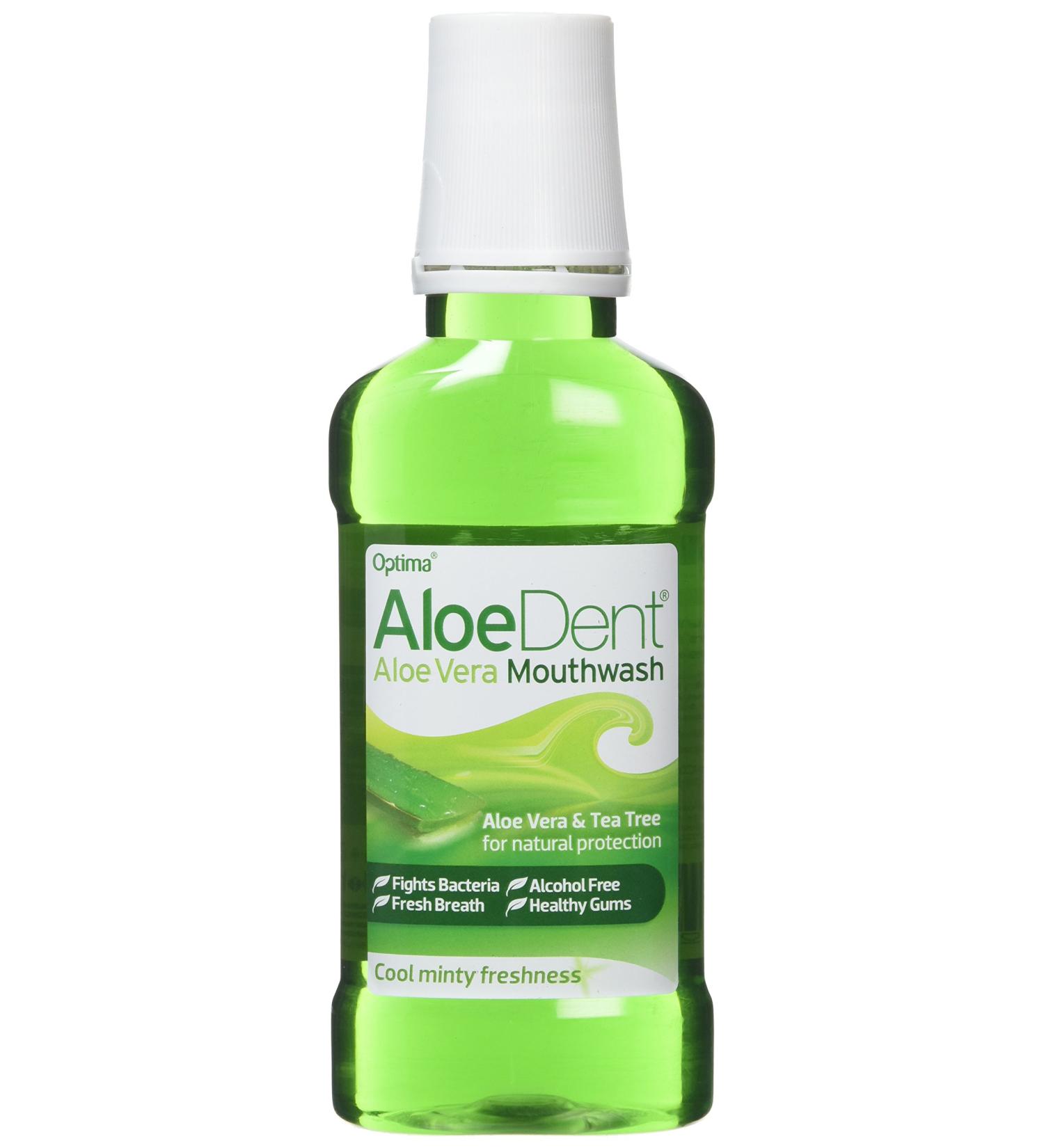  Aloe Dent AloeDent Pack of 6 Aloe Vera Mouthwashes 250 ml - Buy Online on GoSupps.com