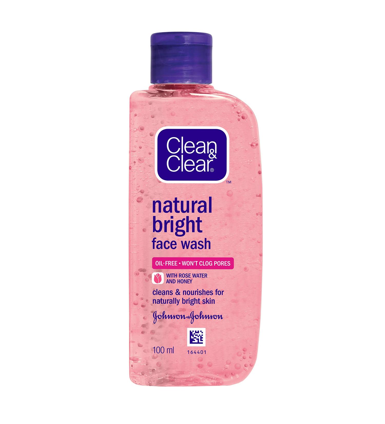 Buy Clean & Clear Natural Bright Facewash 100ml - Brightening Cleanser for All Skin Types | Fast International Shipping - Buy Online on GoSupps.com