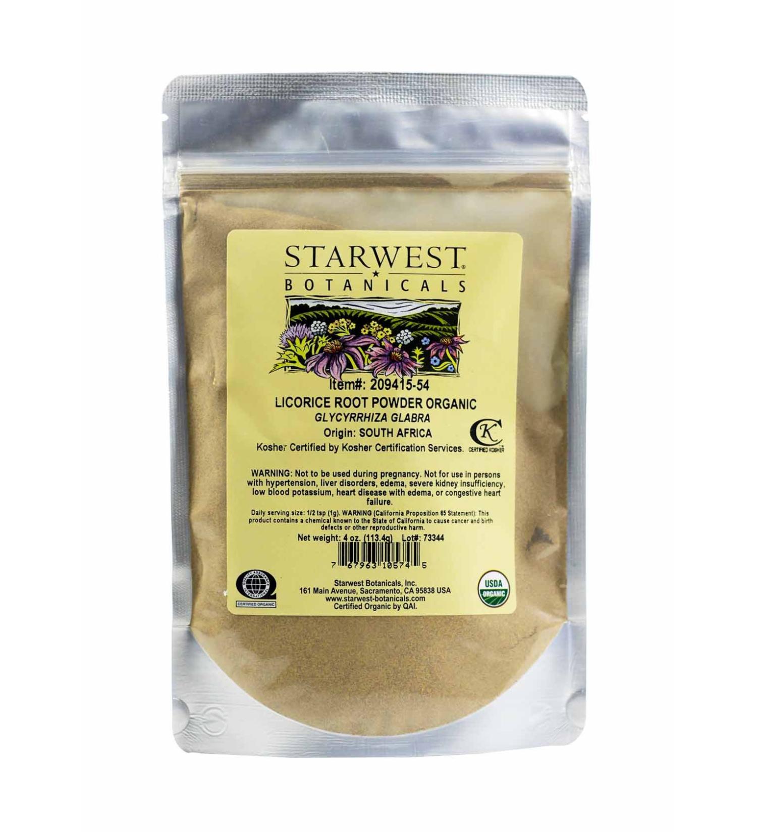 Organic Licorice Root Powder 4 OZ (113 g)