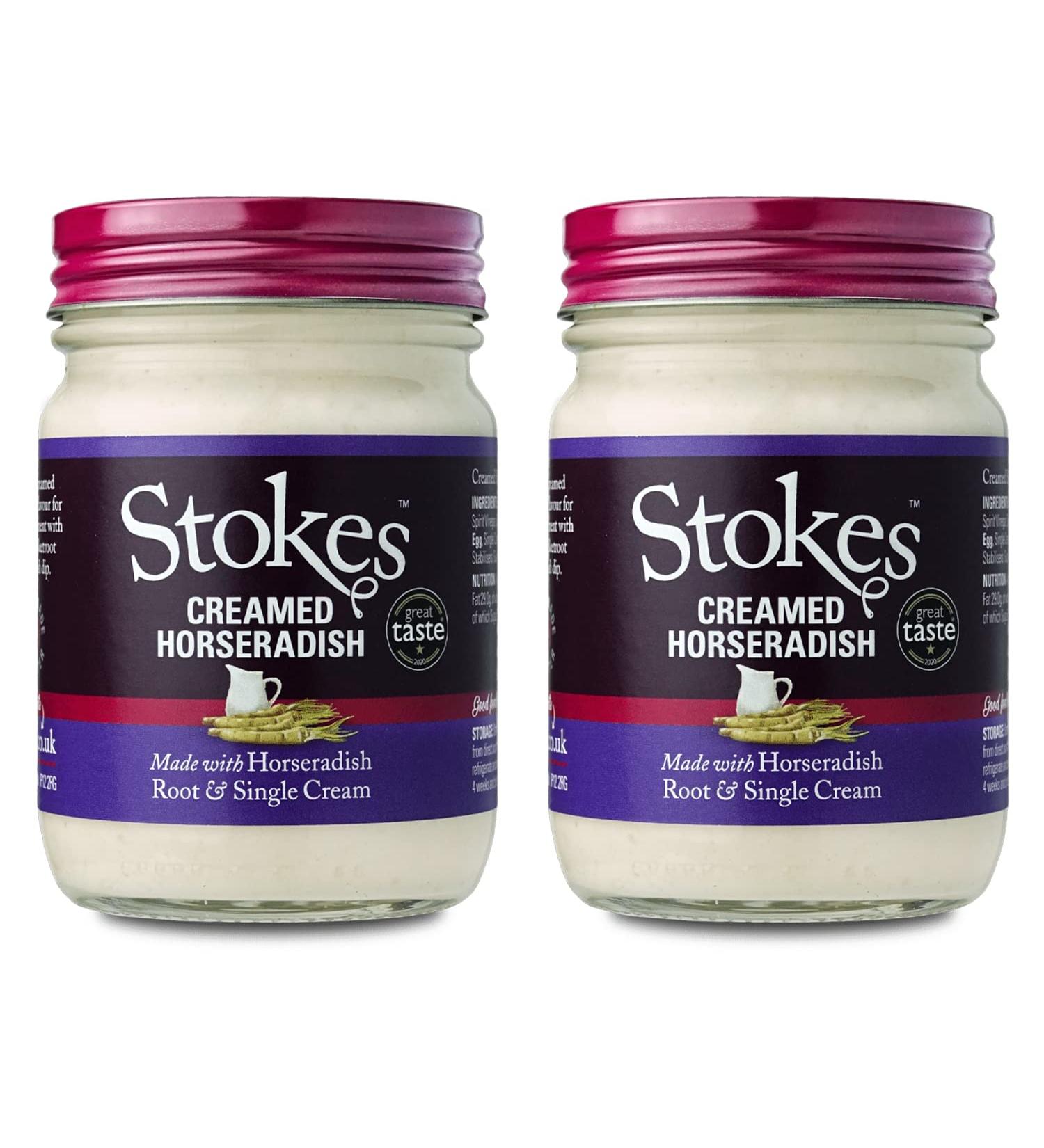 Stokes Creamed Horseradish 220g - Pack of 2