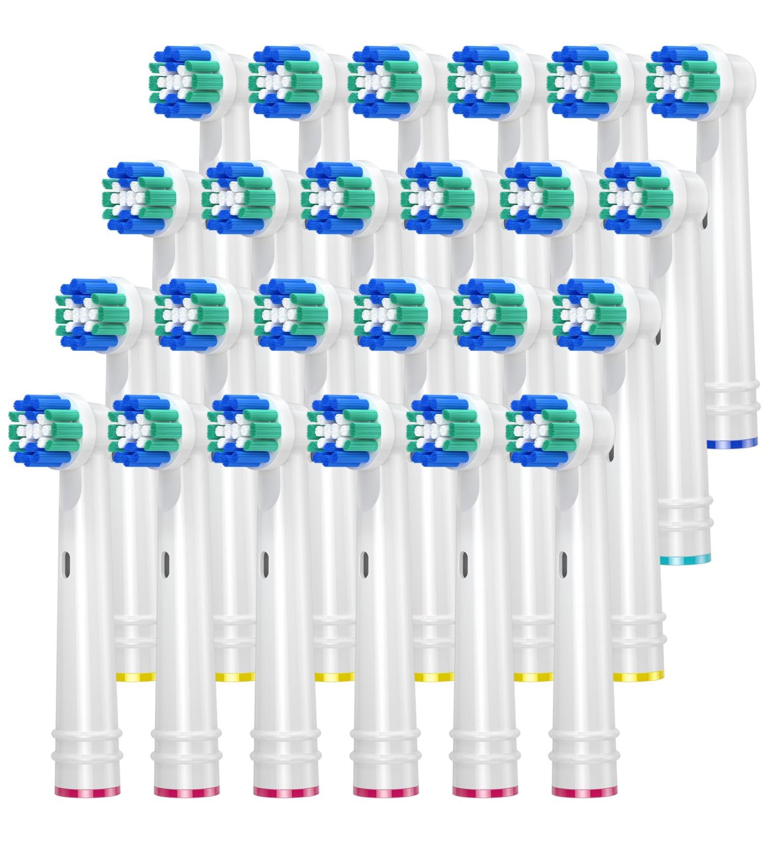 Replacement Brush Heads for Oral-B - 24 Pack Precision Clean - Fits Professional Care Vitality Pro Smart Genius Series - Buy Online on GoSupps.com