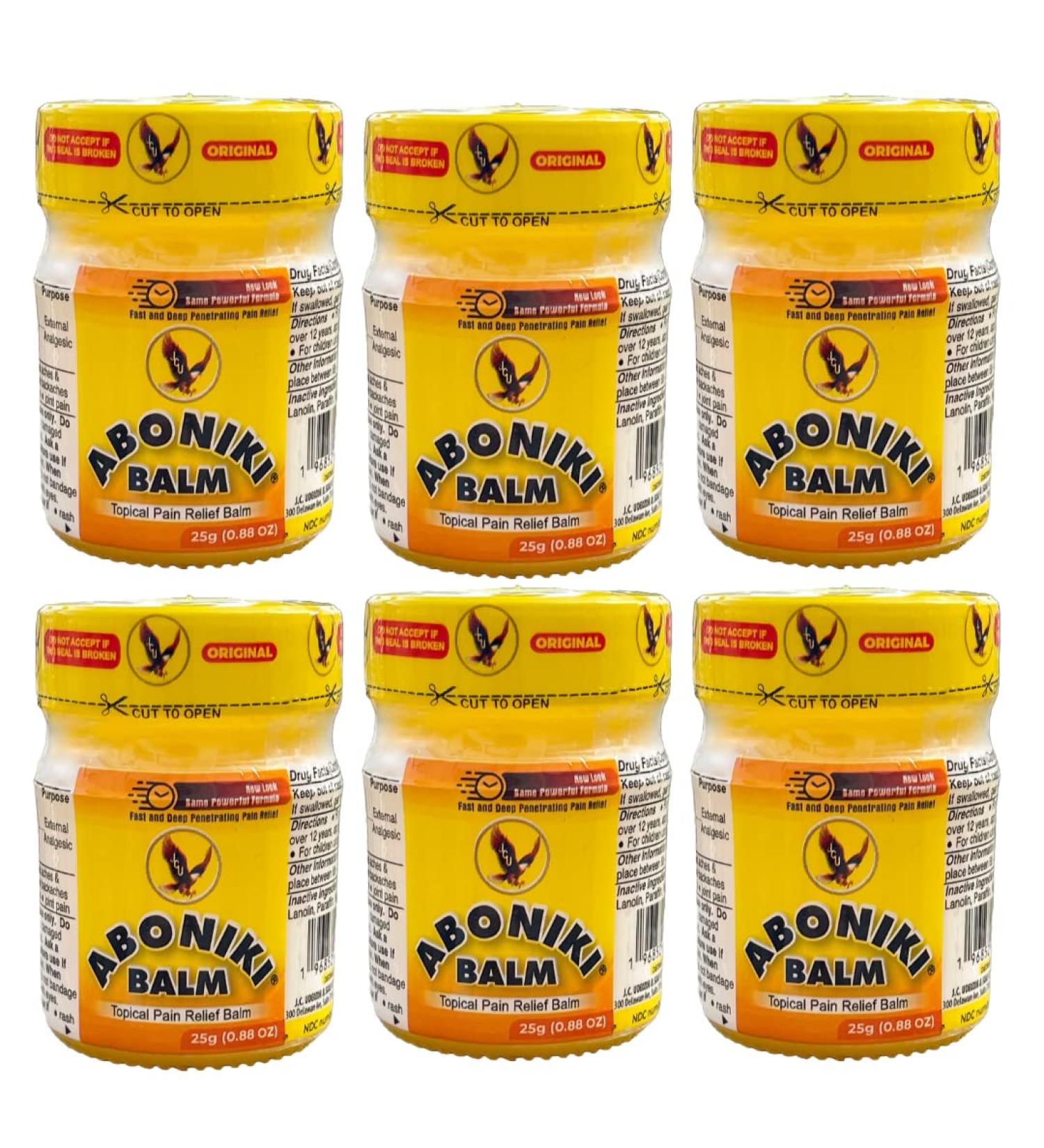 Aboniki Balm (6 Plastic Jars) - Original