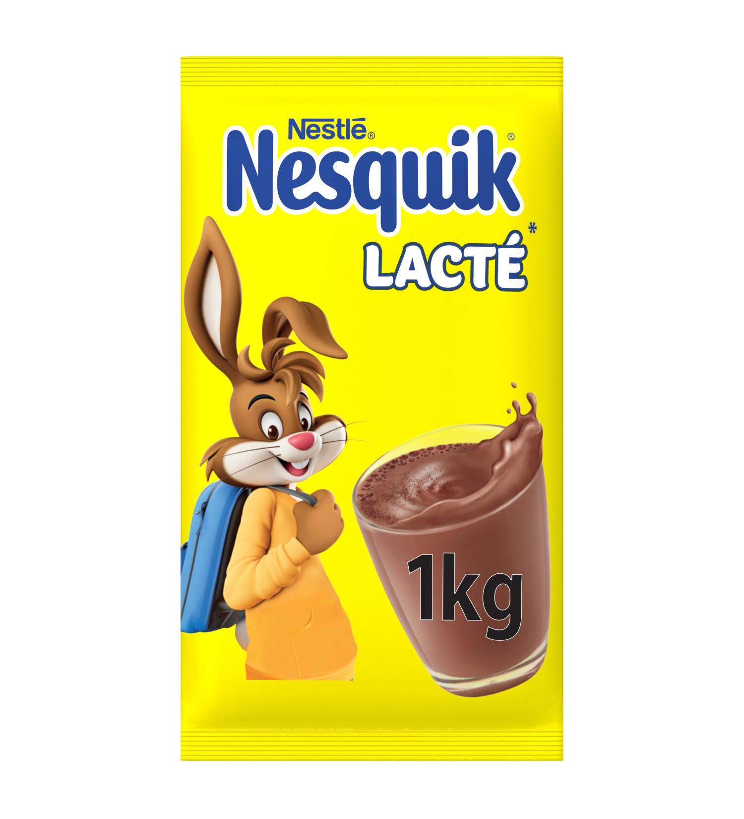 Nesquik Lattee Cocoa Powder Drink Chocolate Flavor Breakfast Bag 1 kg - Buy Online on GoSupps.com