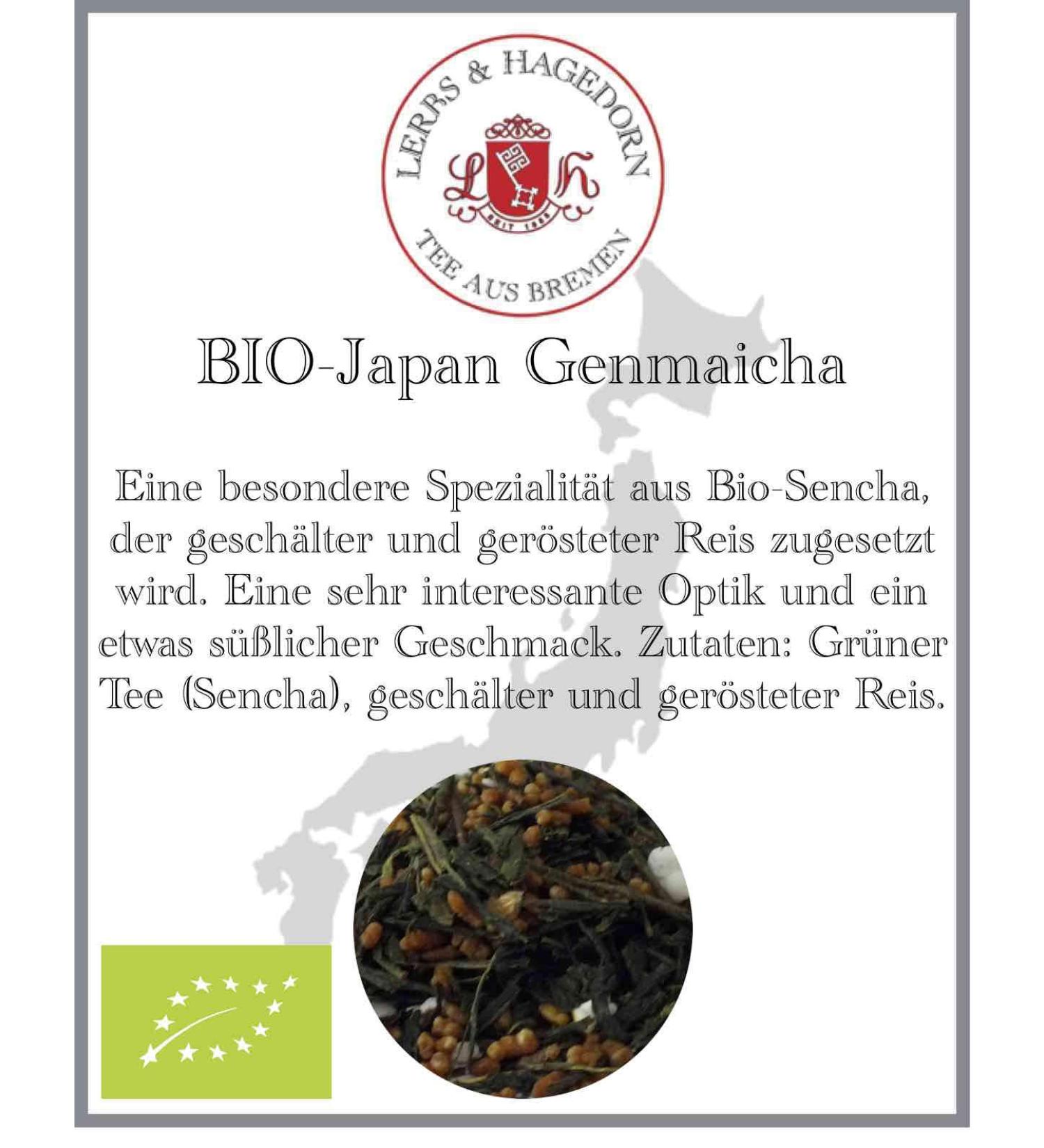  Lerbs & Hagedorn Genmaicha bio noir - 250 g - Buy Online on GoSupps.com