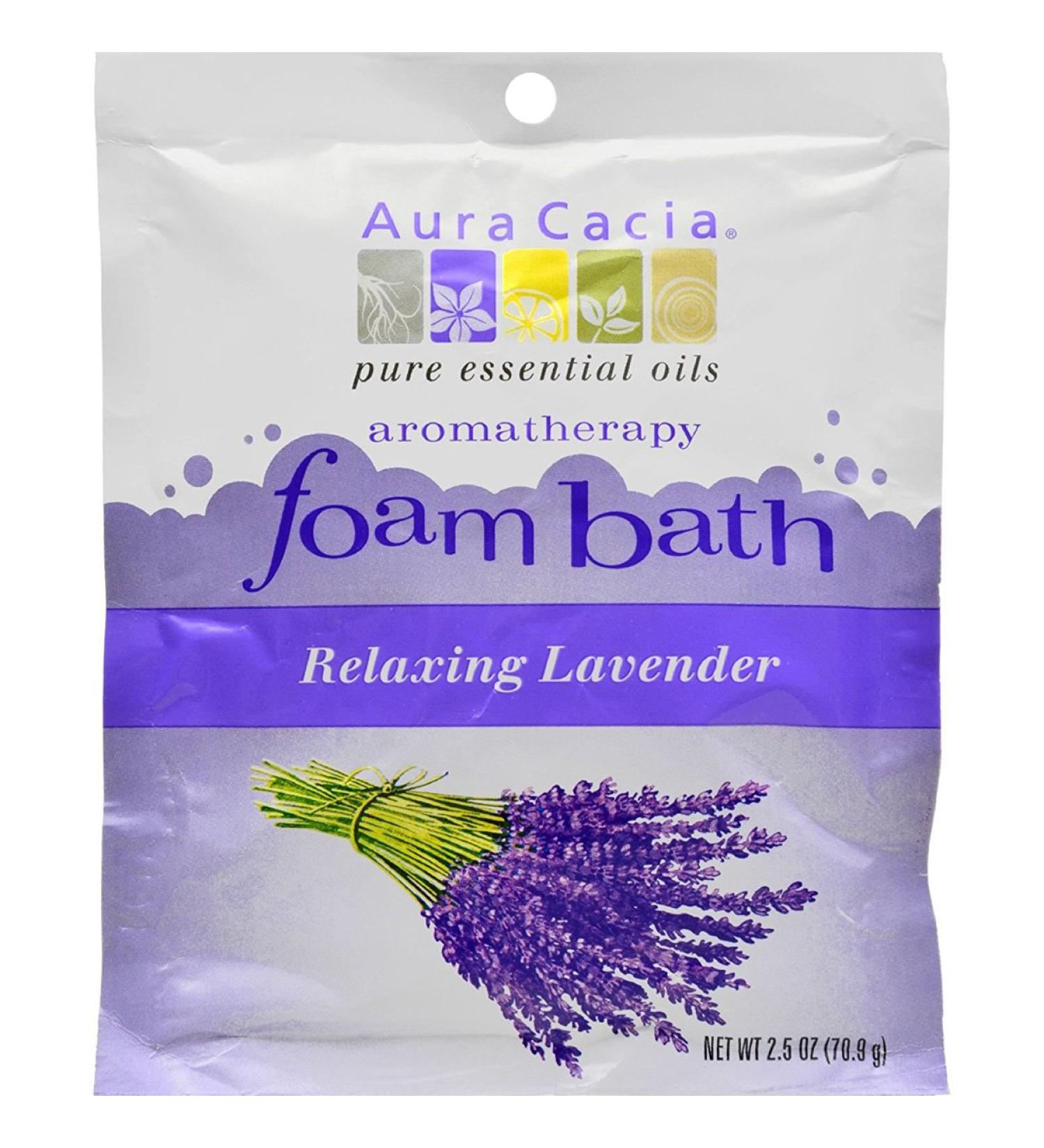 Aura Cacia - Foam Bath Relaxing Lavender - 2.5 oz - Case of 6