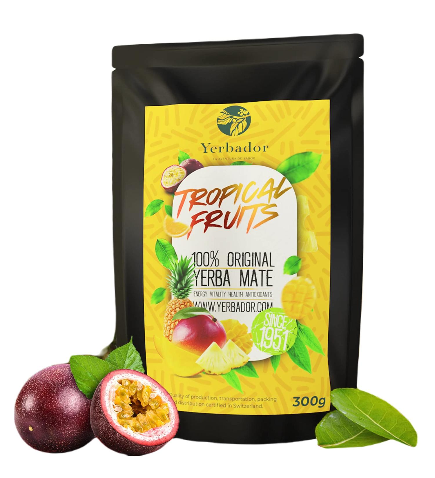 YERBADOR TROPICAL FRUITS | YERBA MATE 300g - Buy Online on GoSupps.com