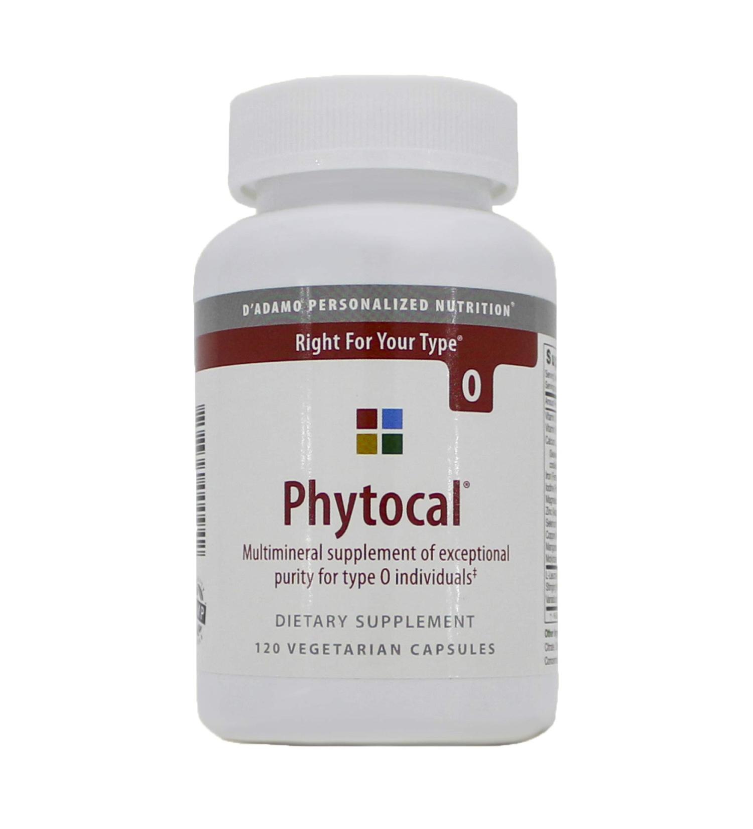 Phytocal Mineral Formula (Type O) 120 Capsules - 2 Pack