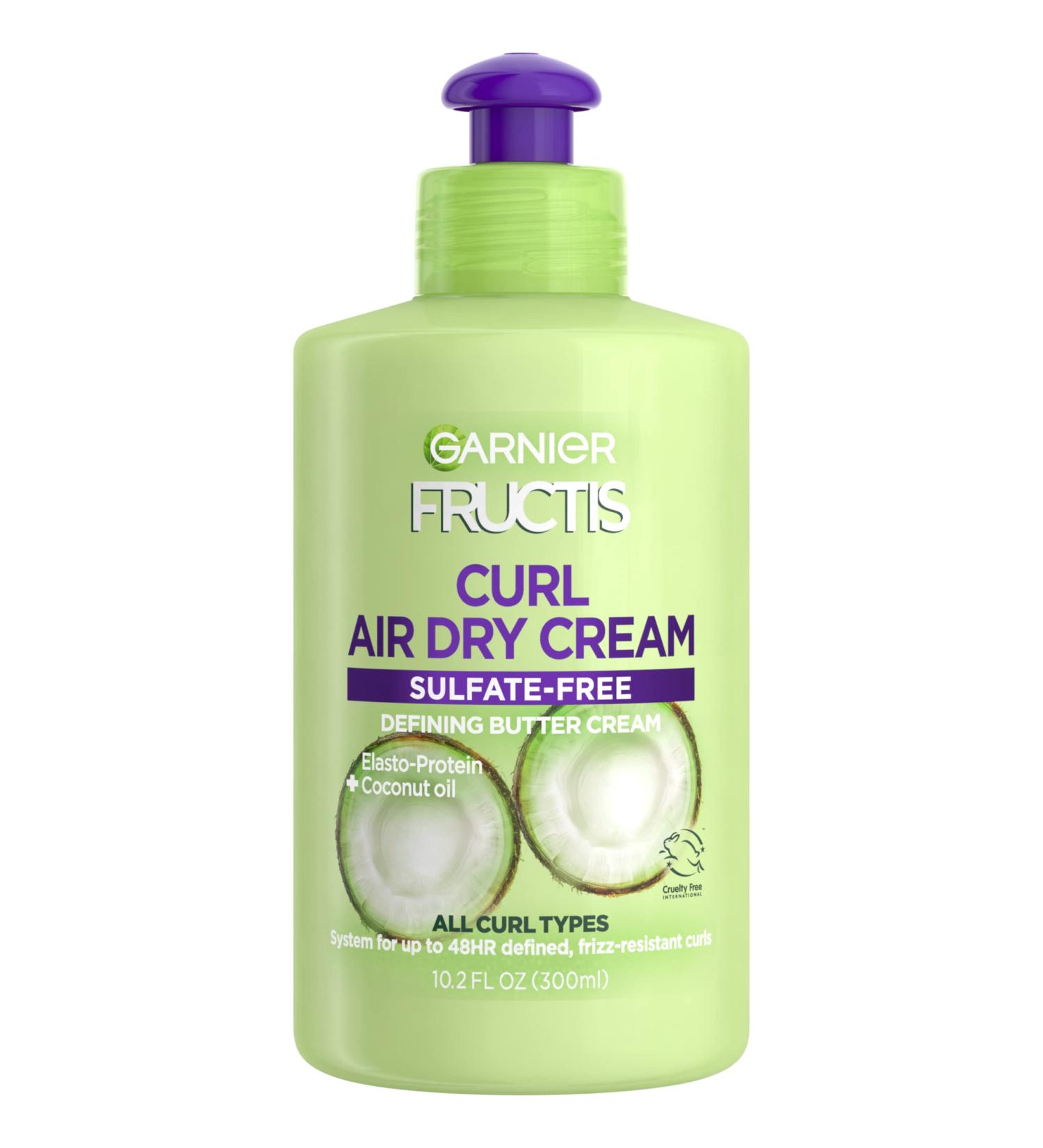 Garnier Fructis Curl Nourish Leave-In Treatment - Air Dry Butter Cream 10.2 fl oz - Buy Online on GoSupps.com