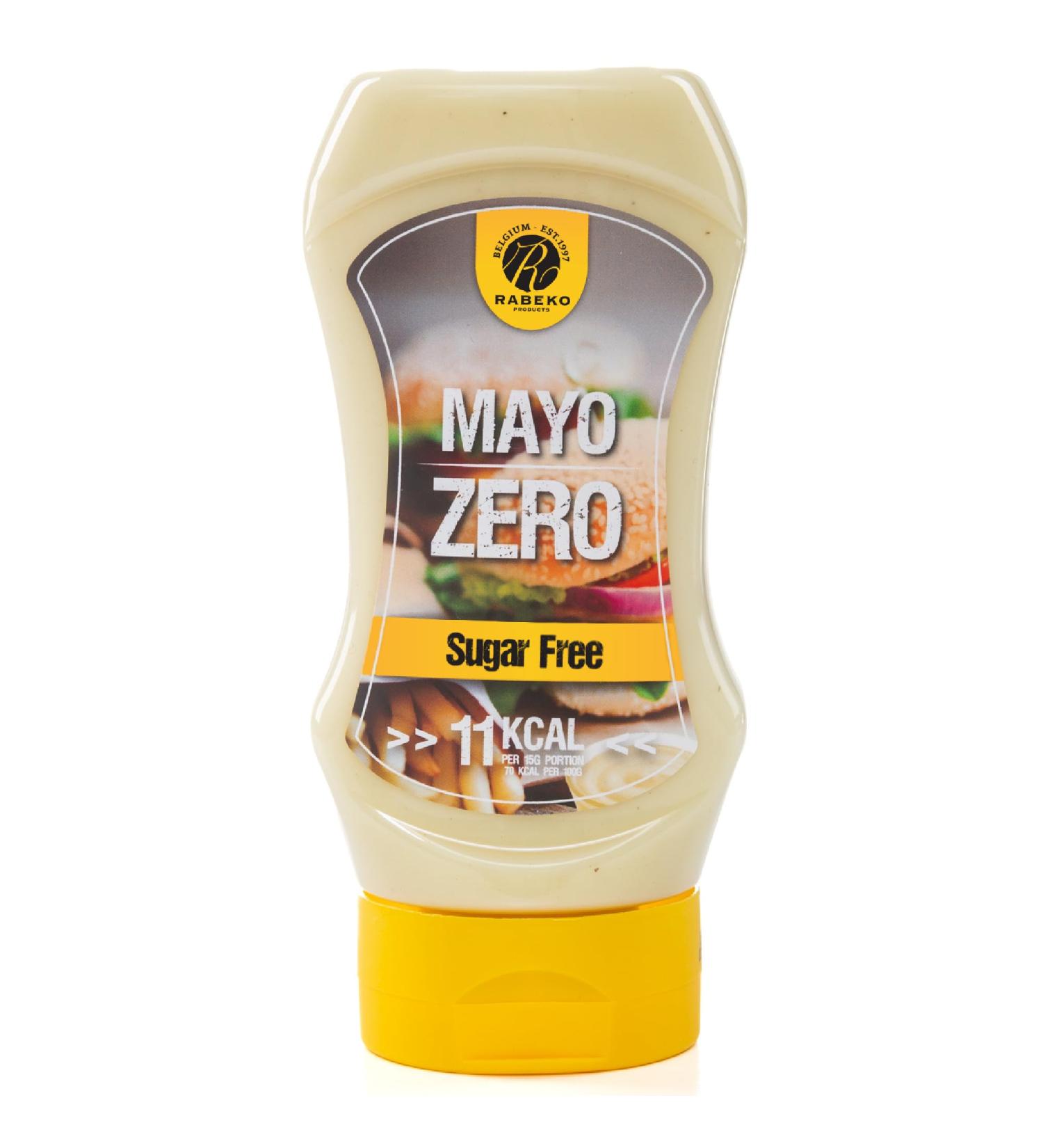 Rabeko Zero Sauce - Mayo 1 x 350 ml No Sugar and Low Fat - Healthy Low Carb Products with Less Calories and Fat for Salads  - Buy Online on GoSupps.com