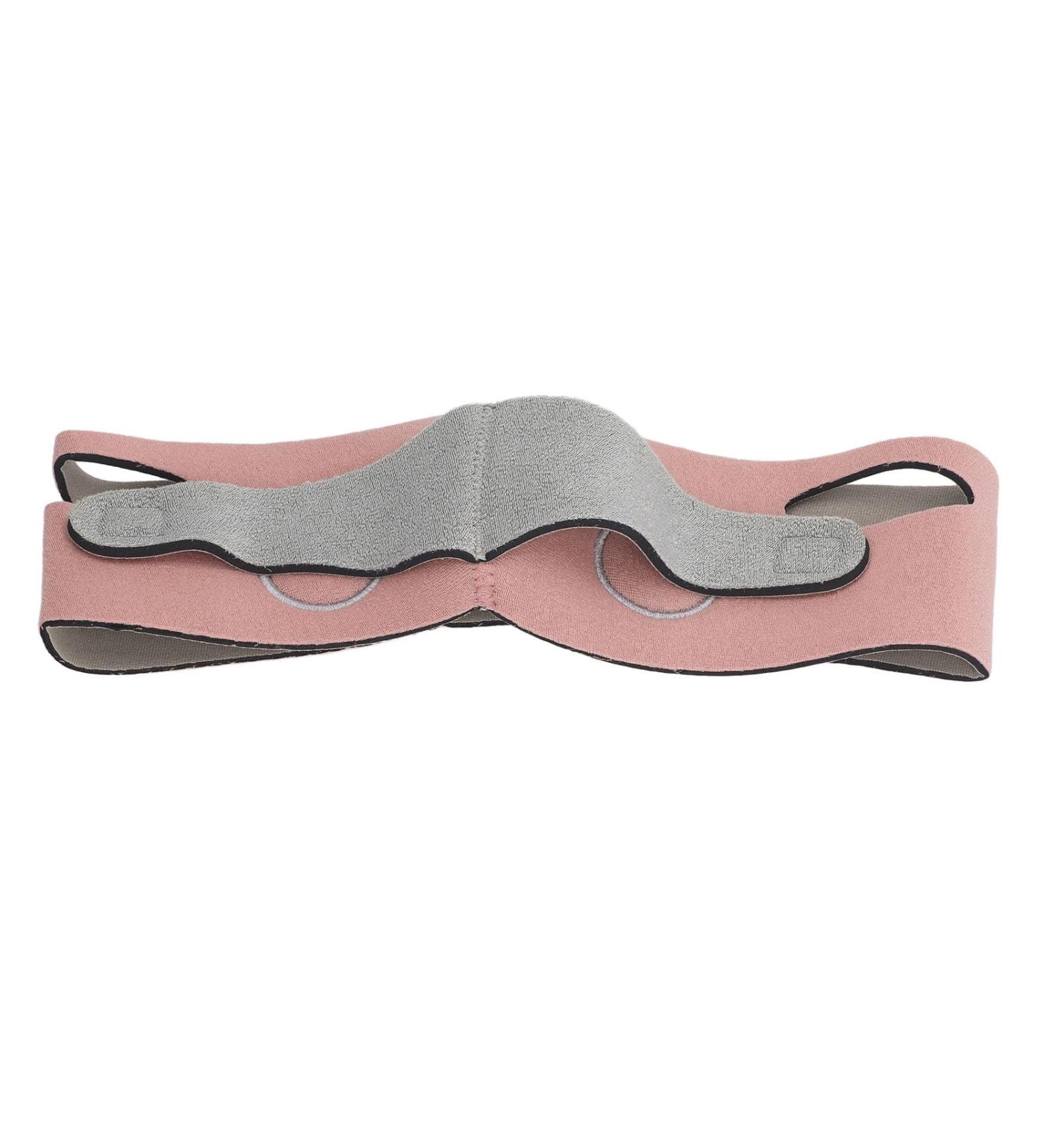 Facial Slimming Strap - V Shaped Breathable Soft Face Lifting Belt Bandage in Pink - M Size | Boost Your Contours - Buy Online on GoSupps.com