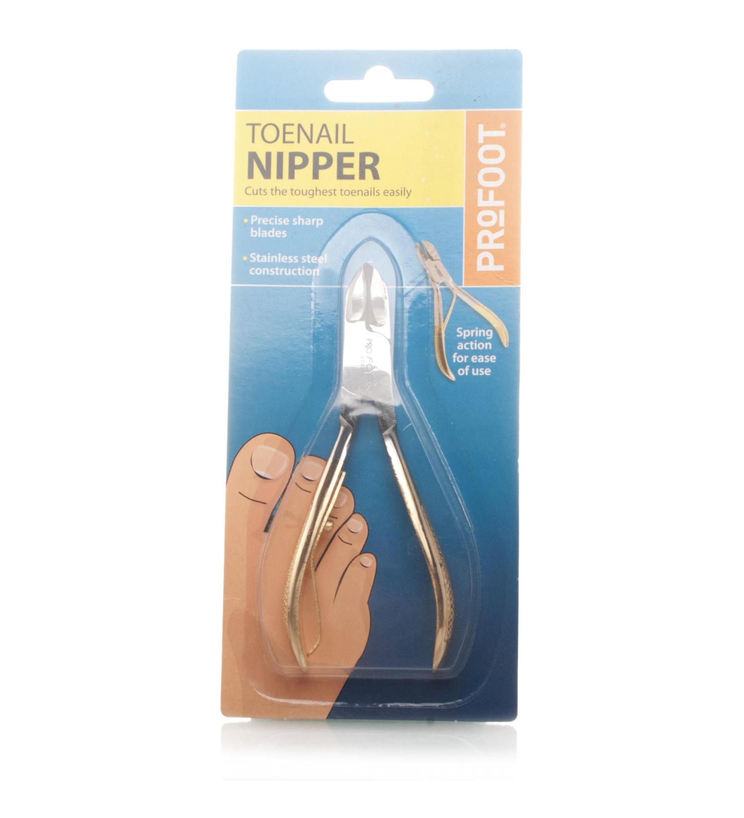 Profoot Toenail Nipper - Ideal for Ingrown Nails - Podiatry Toenail Clippers - Cuts Nails Easily - Precise Sharp Blade - Cuts The Toughest Nails Easily - for Fingers & Toes