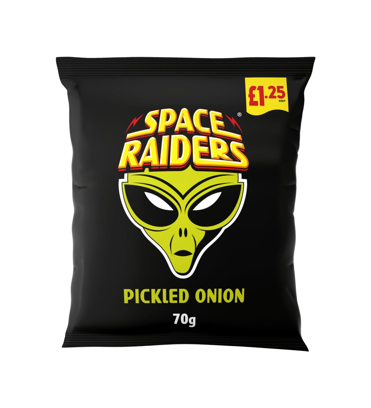 Space Raiders Pickled Onion 20 x 70g PMP