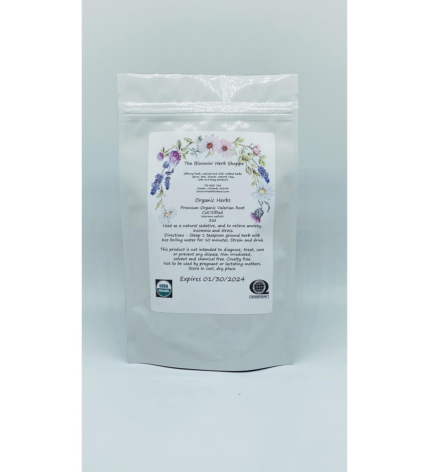 Organic Valerian Root Cut and Sifted - 2oz | The Bloomin Herb Shoppe | Valeriana wallichii - Buy Online on GoSupps.com
