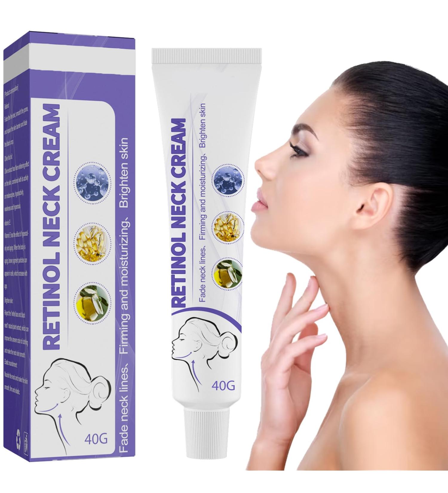 Neck Firming Cream for Tightening & Lifting Sagging Skin - Anti Aging Formula to Reduce Wrinkles & Fine Lines - Neck & Body Moisturizer - Buy Online on GoSupps.com