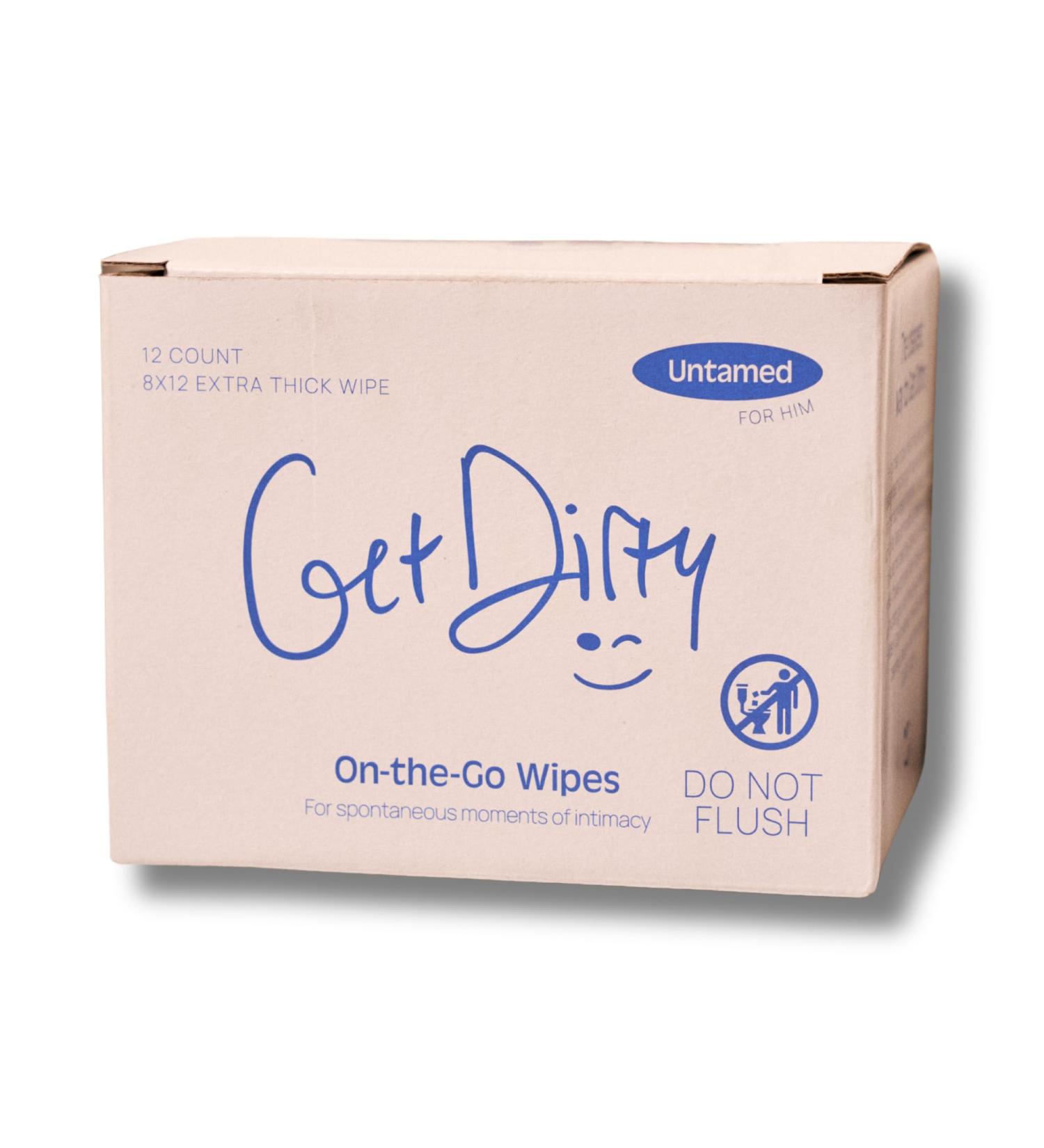 Buy Wipes for Men - Discreet Intimate & Full Body Wipes Pack of 12 | Untamed - Buy Online on GoSupps.com