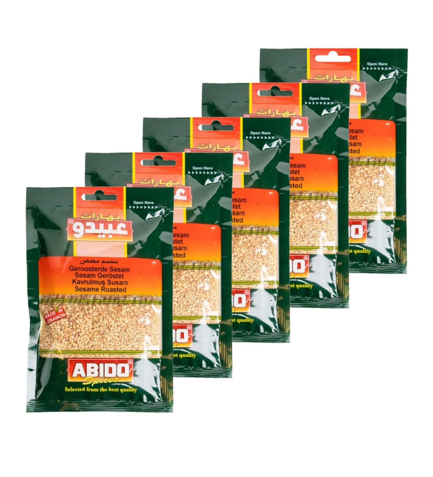Abido Lot of 5 Golden Sesame Seeds - Abido - 50g sachet